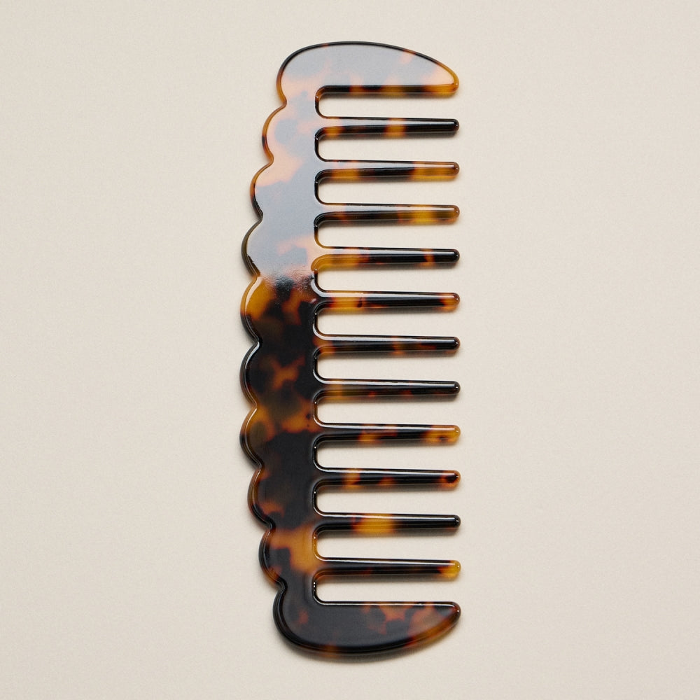 Marbled Wide-Tooth Styling Comb