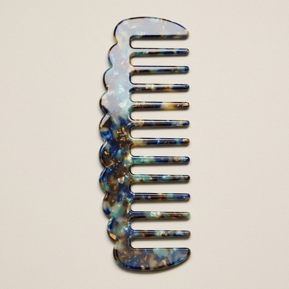 Marbled Wide-Tooth Styling Comb