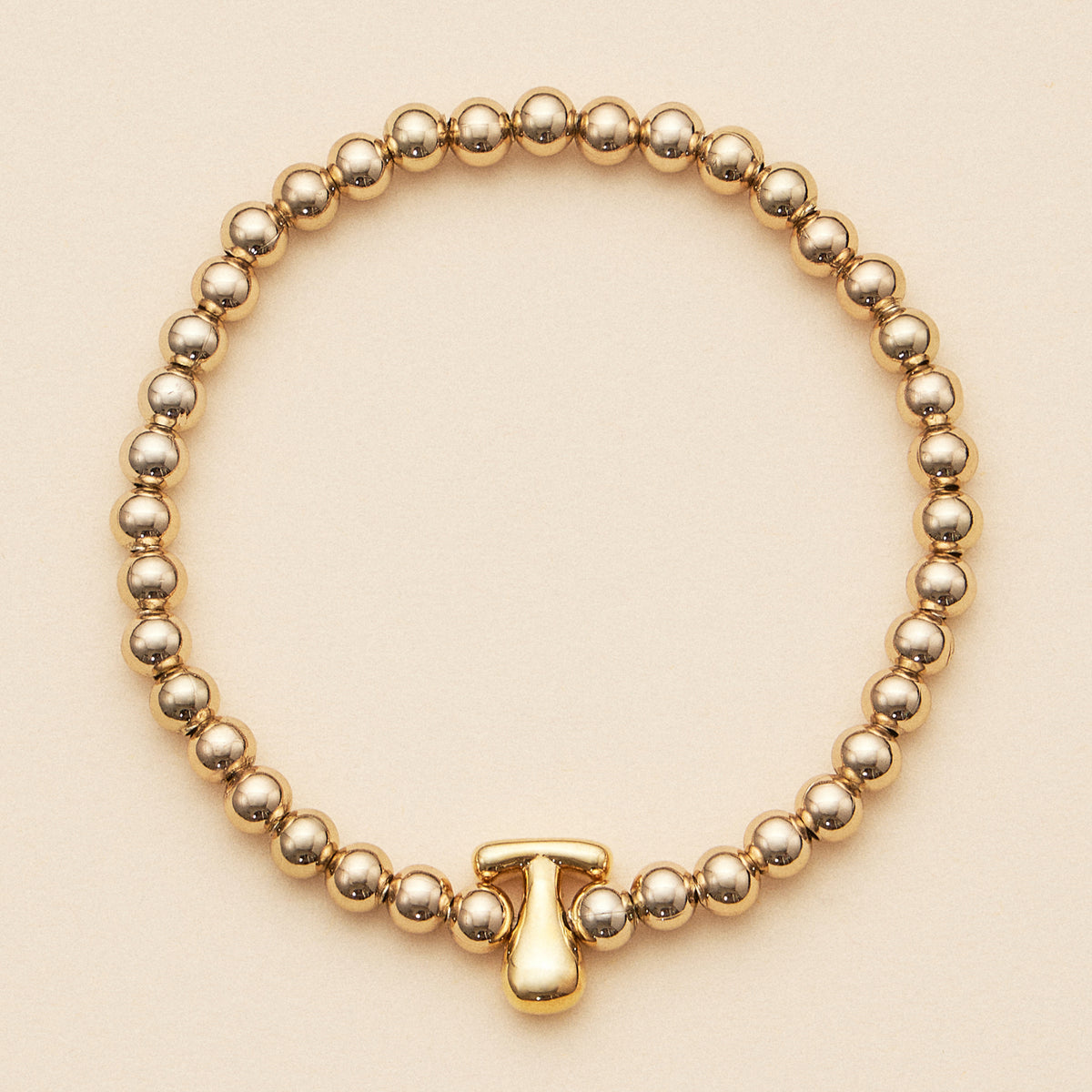 Bubble Letters Beaded Stretch Bracelet 16 Assorted Pack