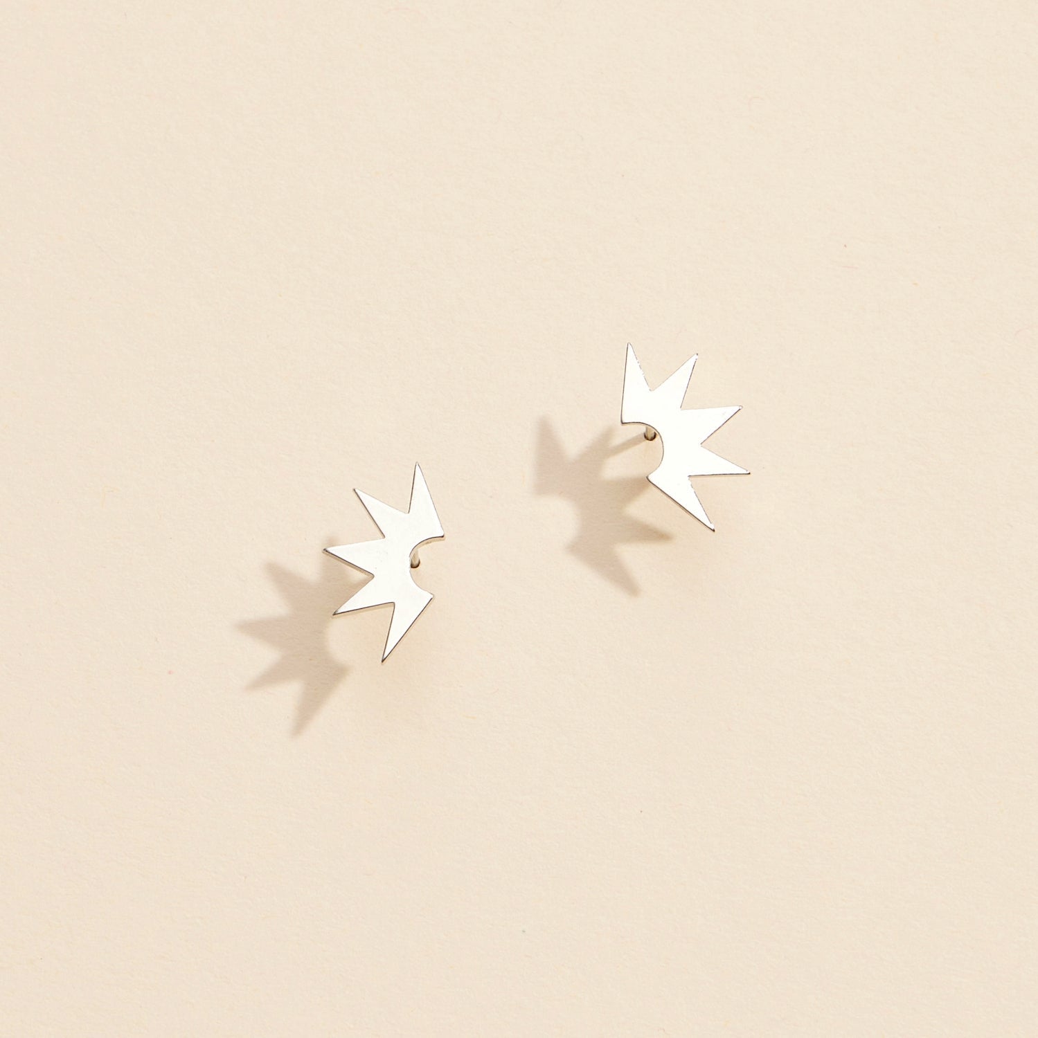 Sun Gold Dip Stud Earrings