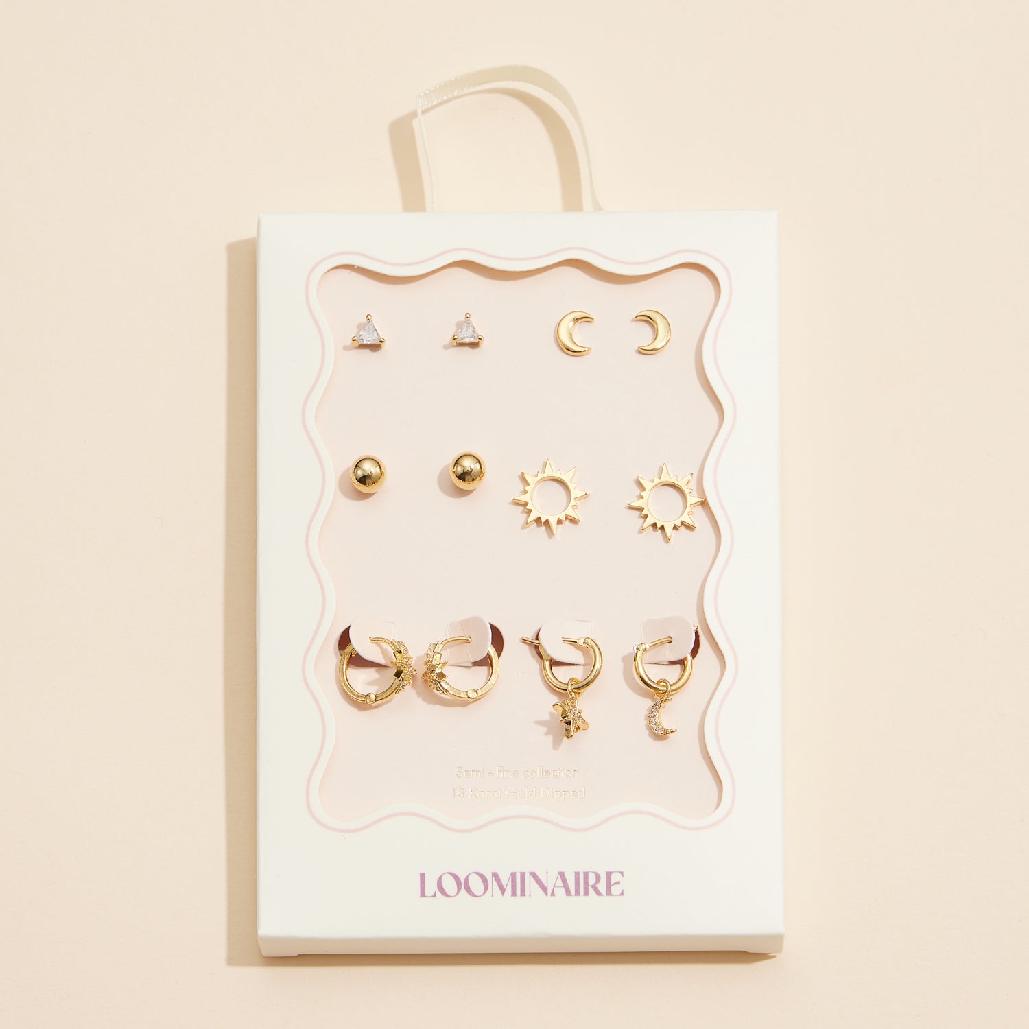12-Piece Silver Earring Set – Moon, Star, Sun & Celestial Charm Collection (Sterling Silver Dipped)
