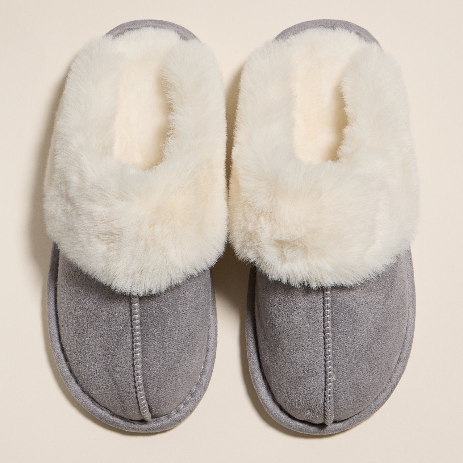 Cozy Faux Fur Lined Slippers – Fall Colors