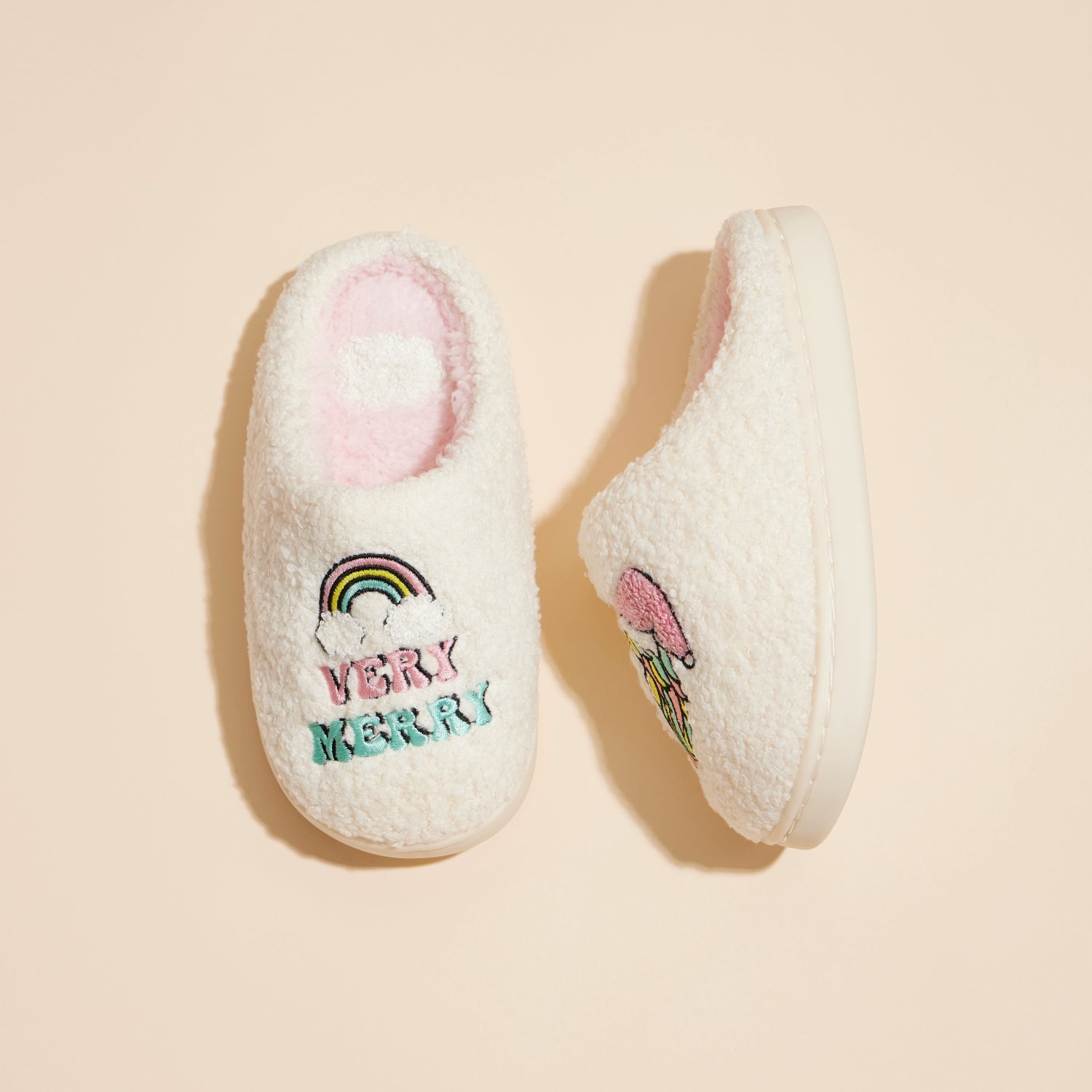 Very Merry Christmas Unicorn Home Slippers - Kids