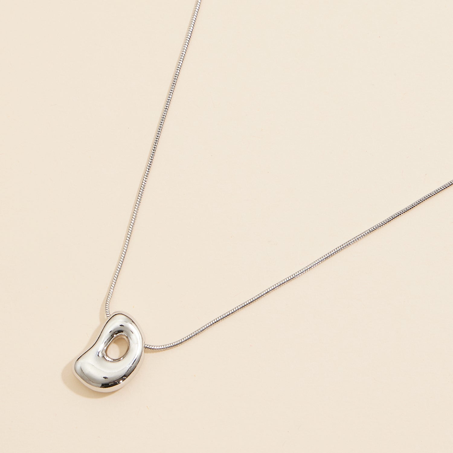 16 Assorted Pack of Bubble Design Initial Short Necklaces
