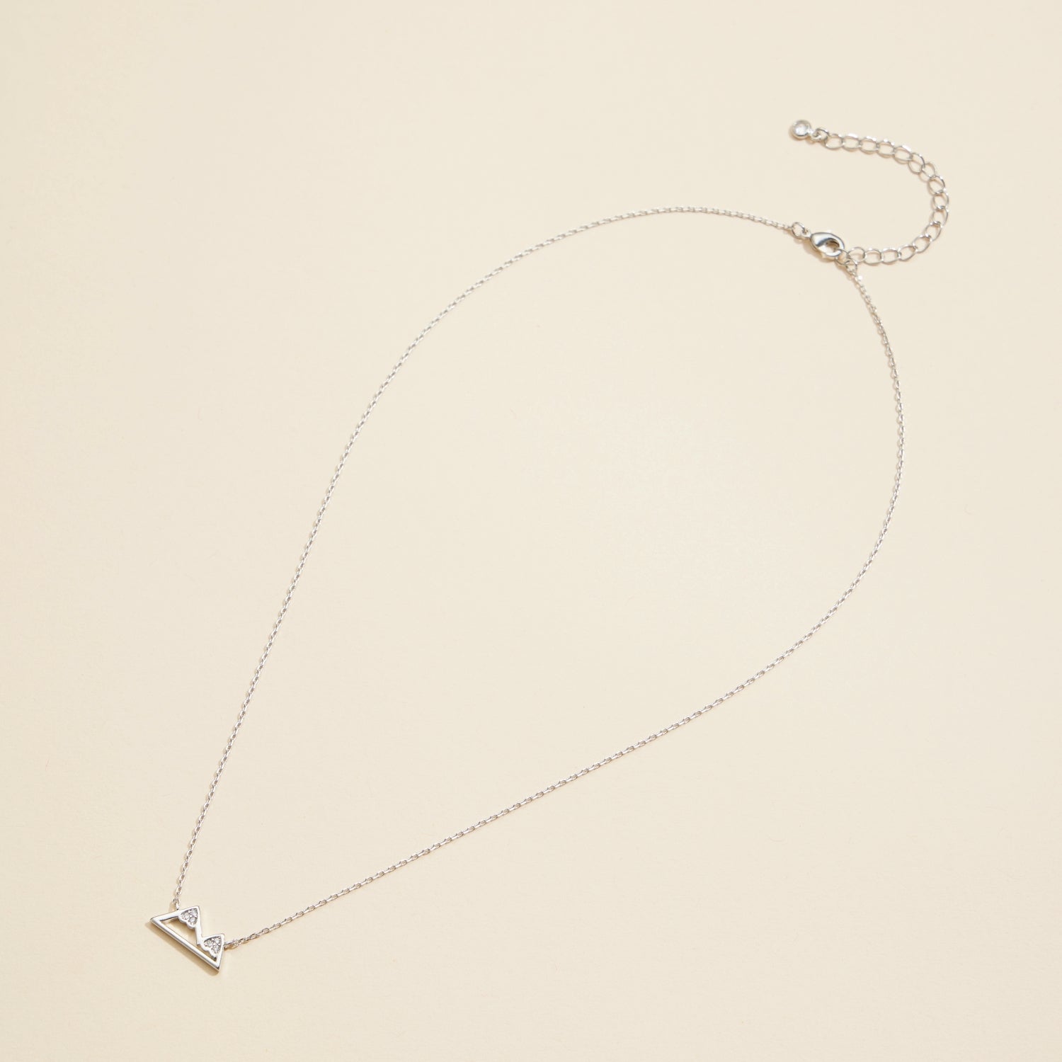 Gold-Dipped Mountains Charm | Short Necklace