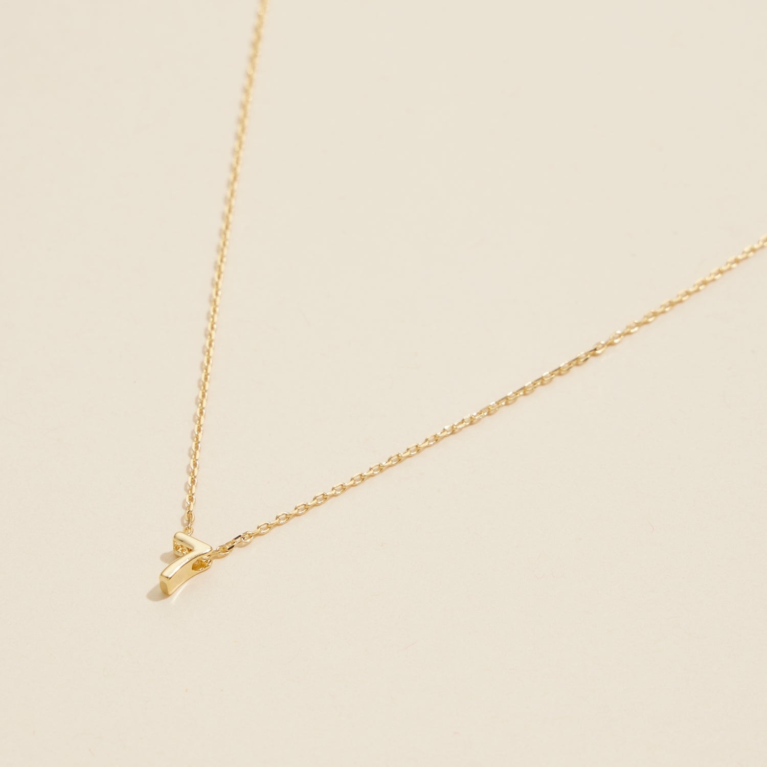 Minimalist Numbers Gold-Dipped | Short Necklace