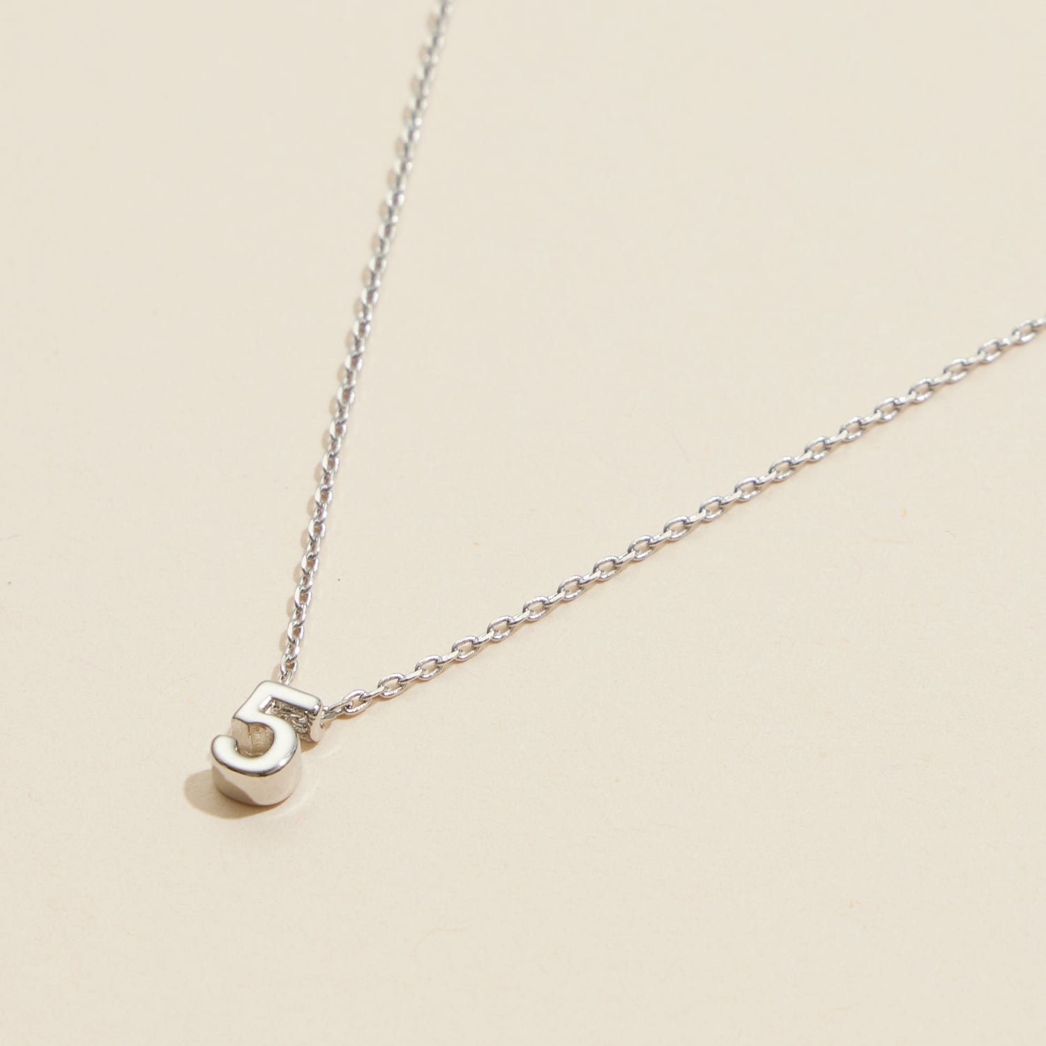 Minimalist Numbers Gold-Dipped | Short Necklace