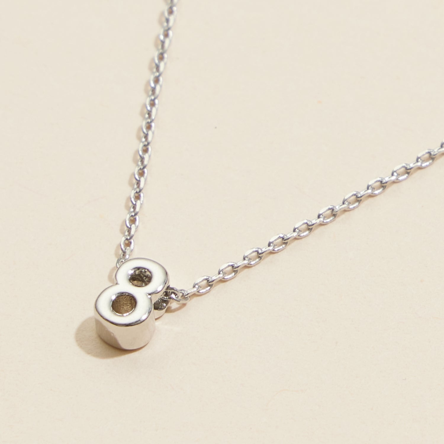 Minimalist Numbers Gold-Dipped | Short Necklace