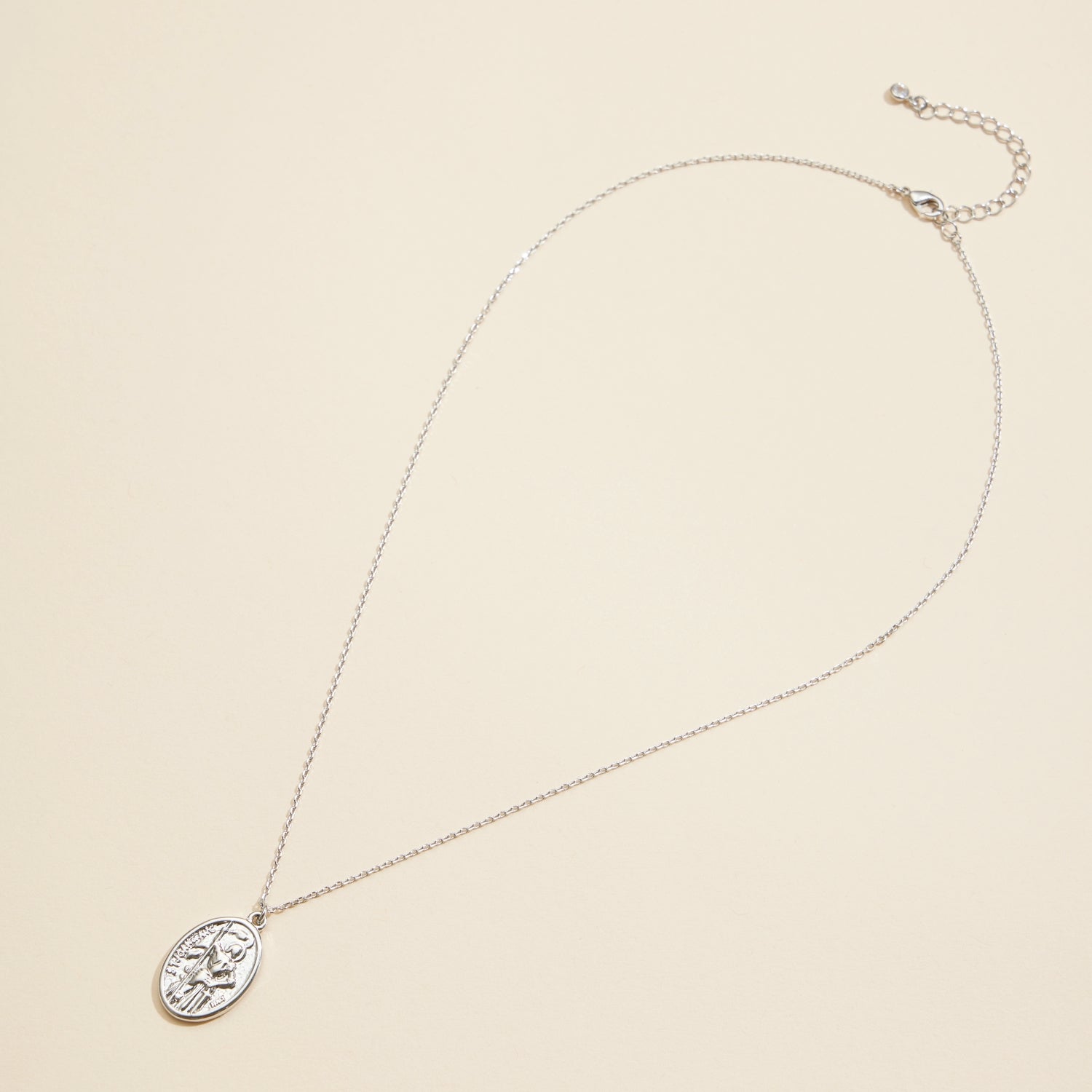 Gold-Dipped Coin Charm Minimal | Short Necklace