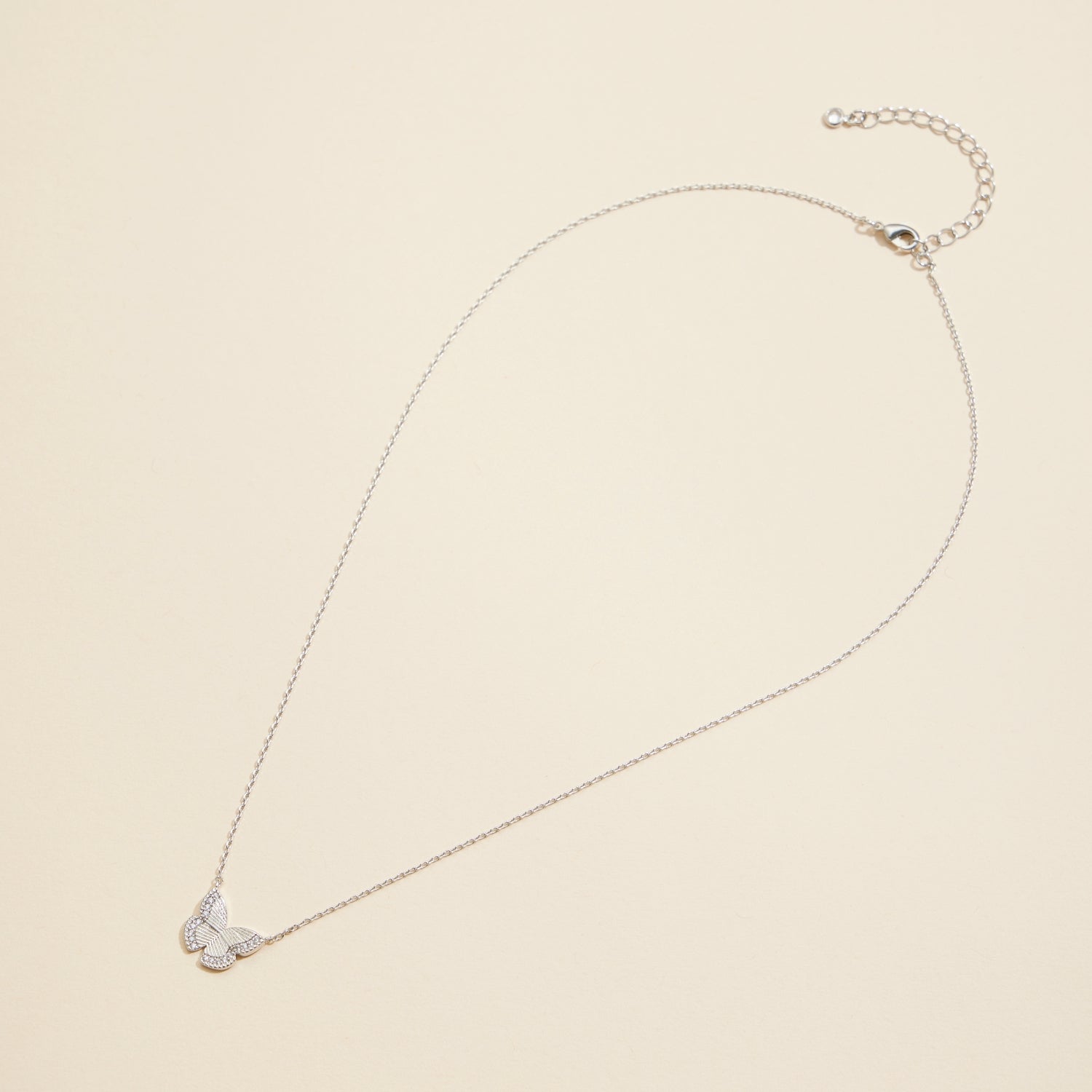 Gold-Dipped Butterfly Charm Short Necklace - Frem