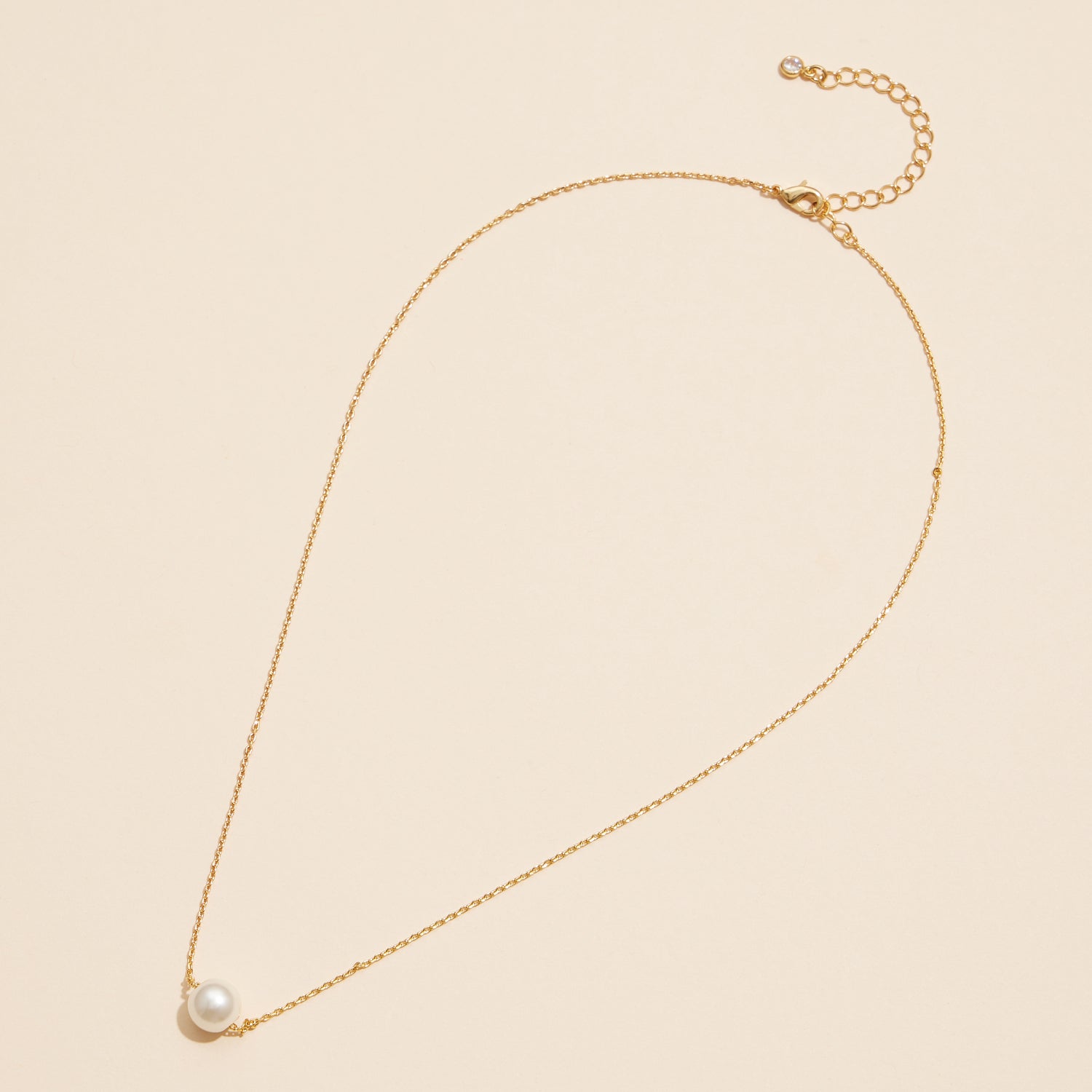 18K Classic Pearl Pendant Necklace