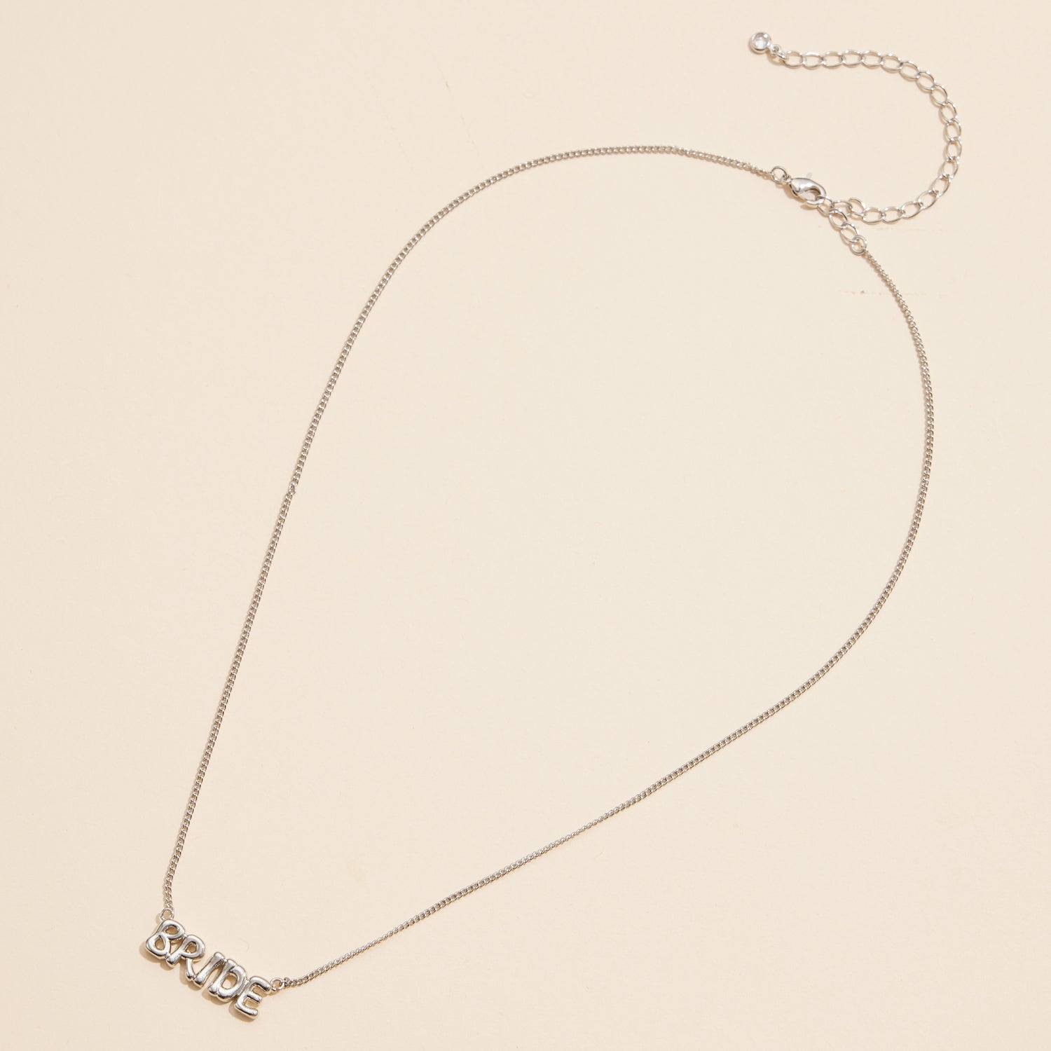 BRIDE 18K Gold-Dipped Necklace: Elegant Bridal Jewelry
