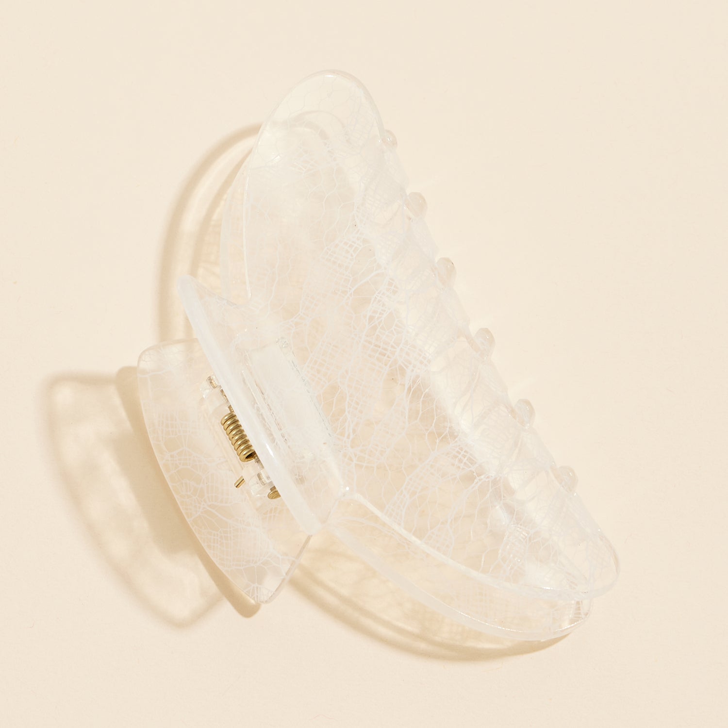 Lace Pattern Acetate Claw Hair Clip