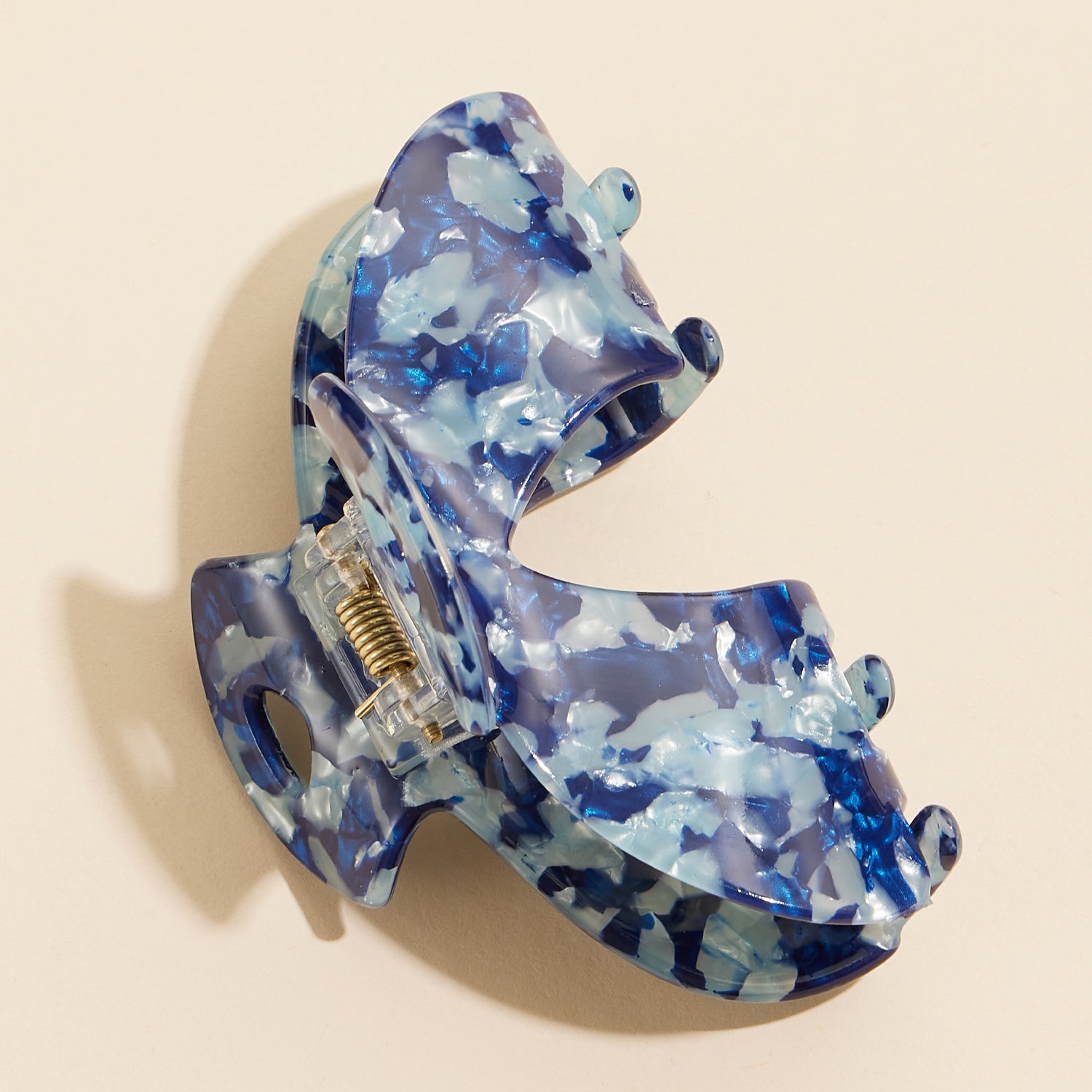 Bold Multi-Pattern Acetate Hair Claw Clip