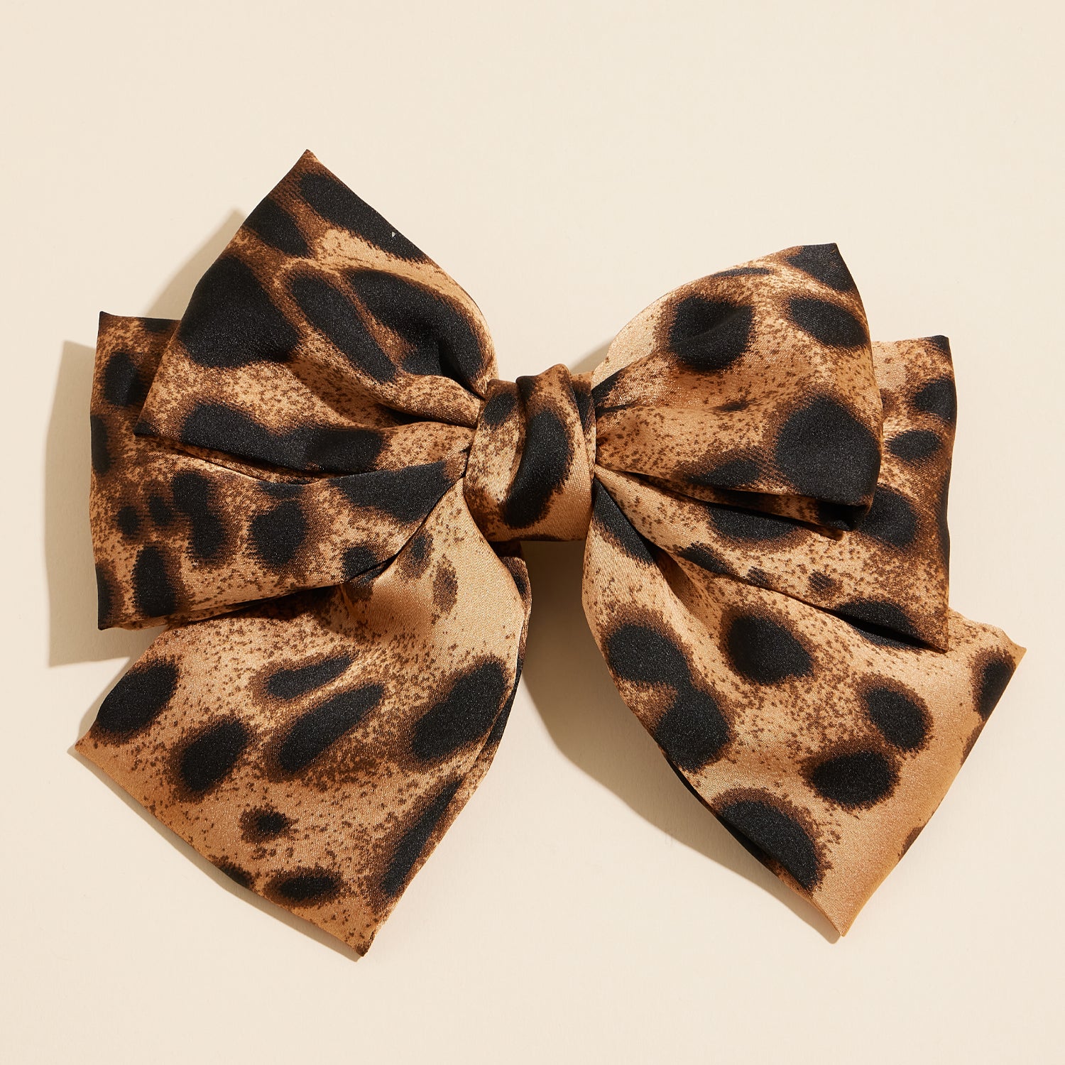Wild Leopard Pattern Bow Hair Clip