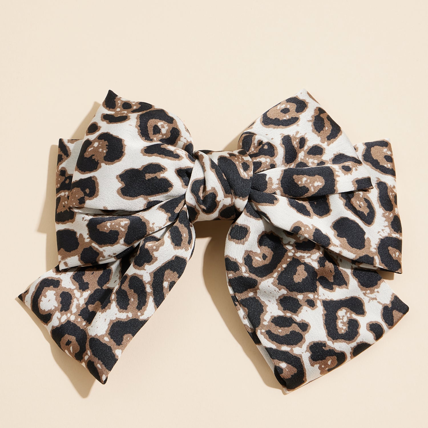 Wild Leopard Pattern Bow Hair Clip
