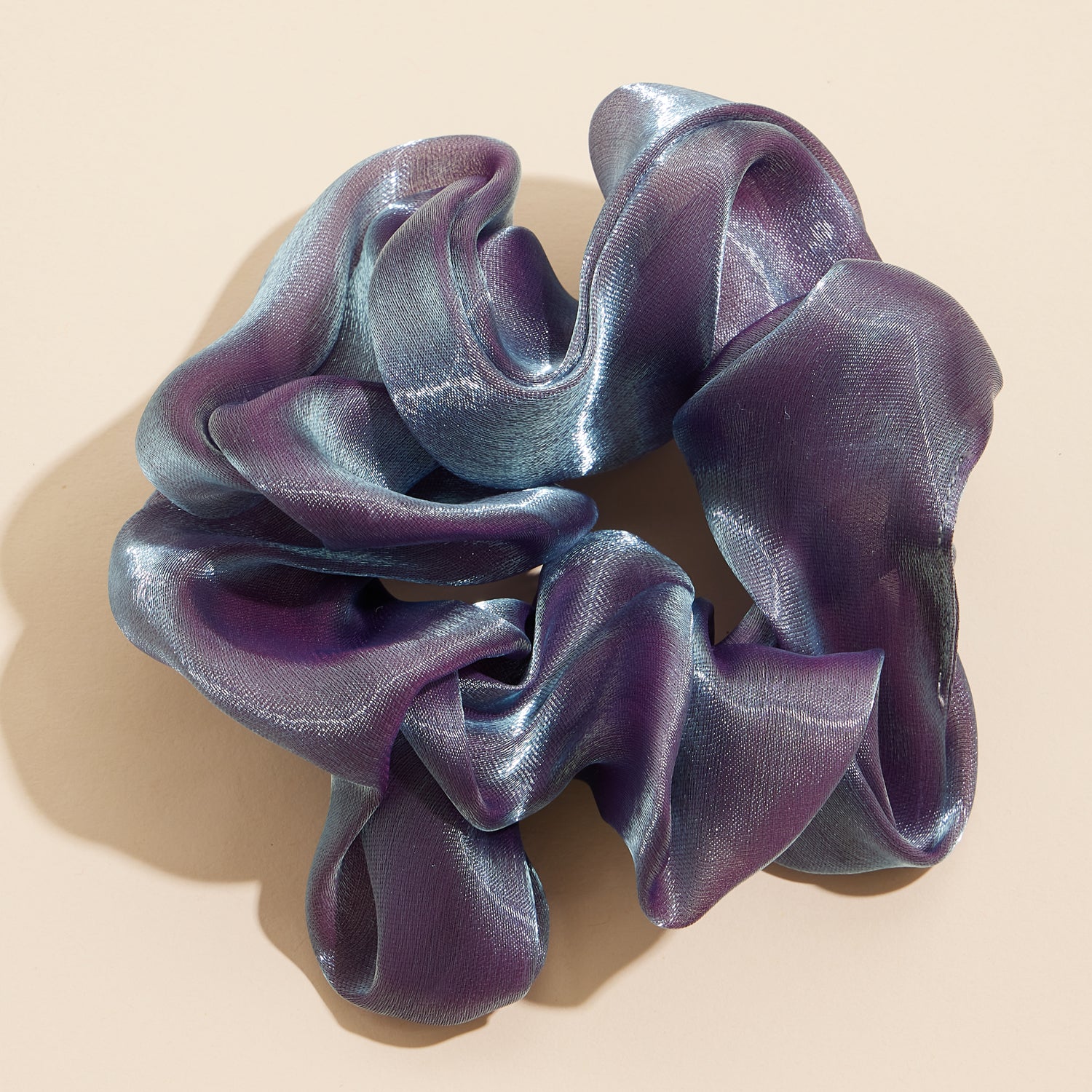Lustrous Satin Shimmer Scrunchie Set
