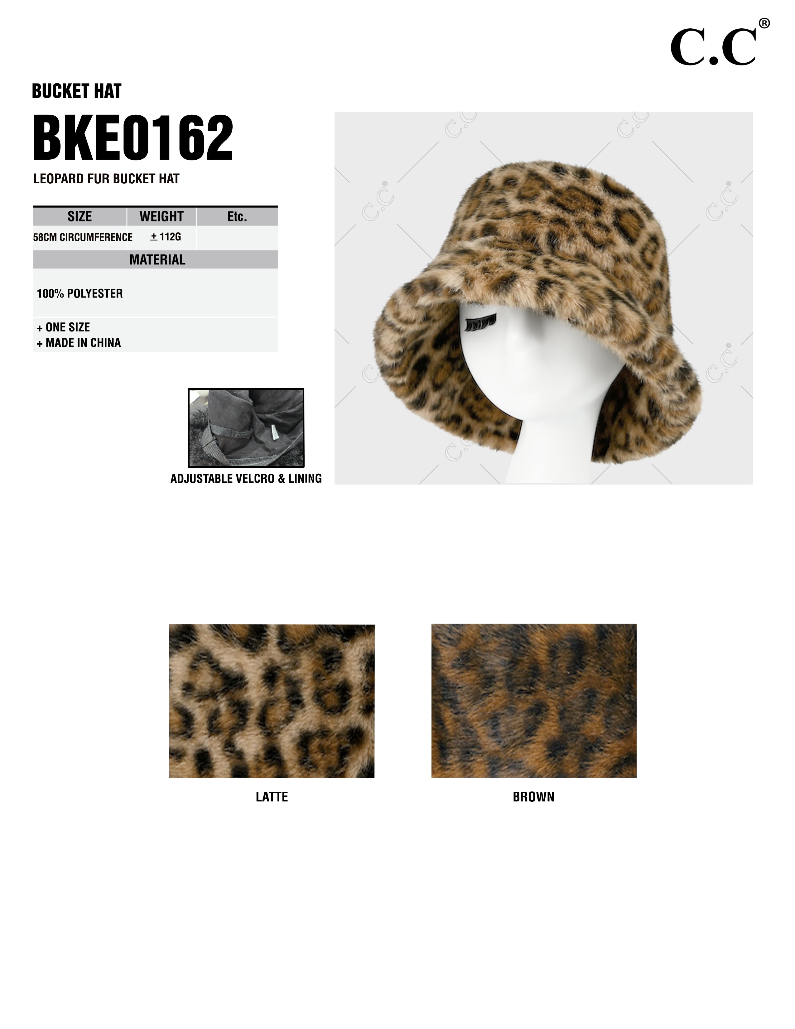 Leopard Faux Fur Bucket Hat – Cozy Winter Fuzzy Hat