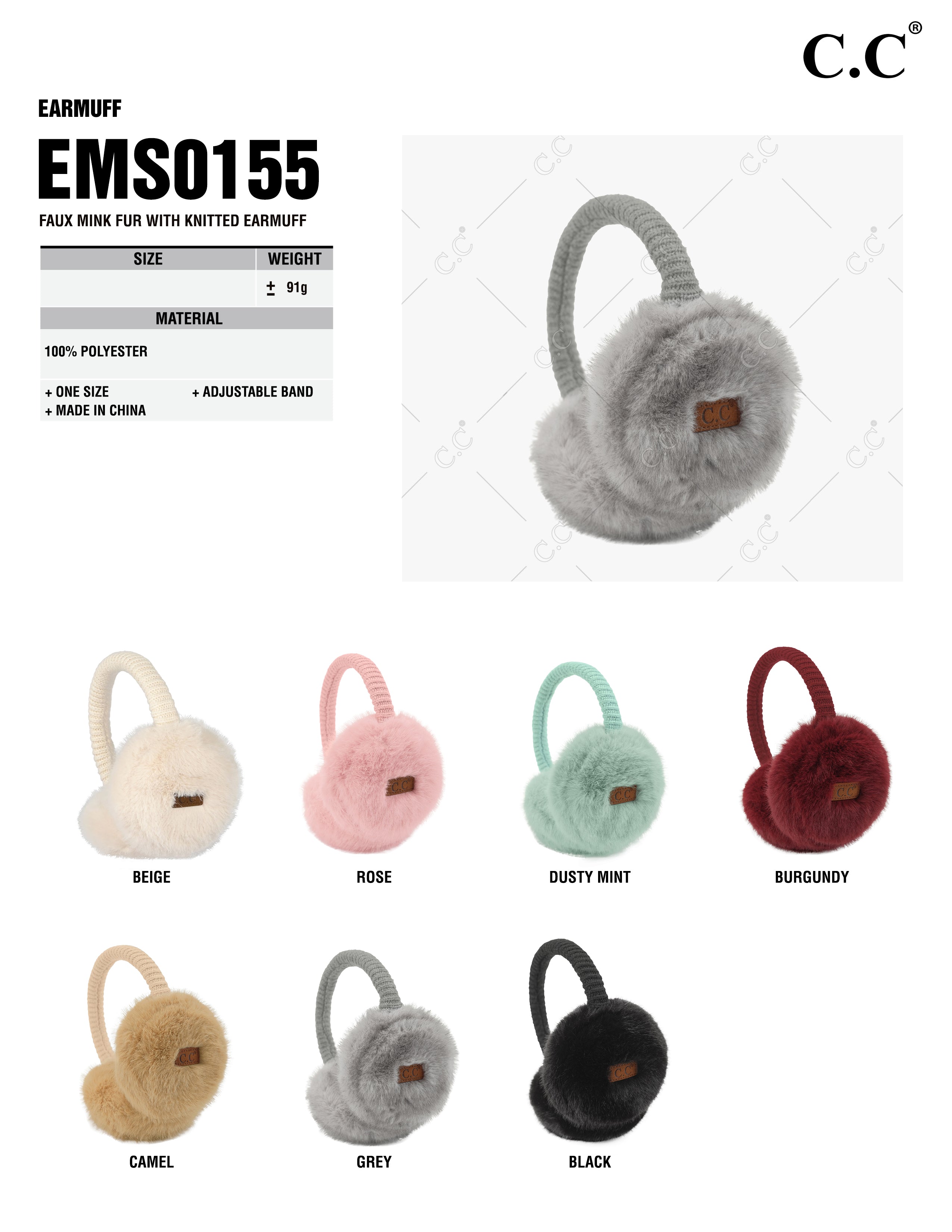 Faux Fur Winter Earmuffs for Women – Sherpa, Leopard, Plaid & Knit Band Ear Warmers