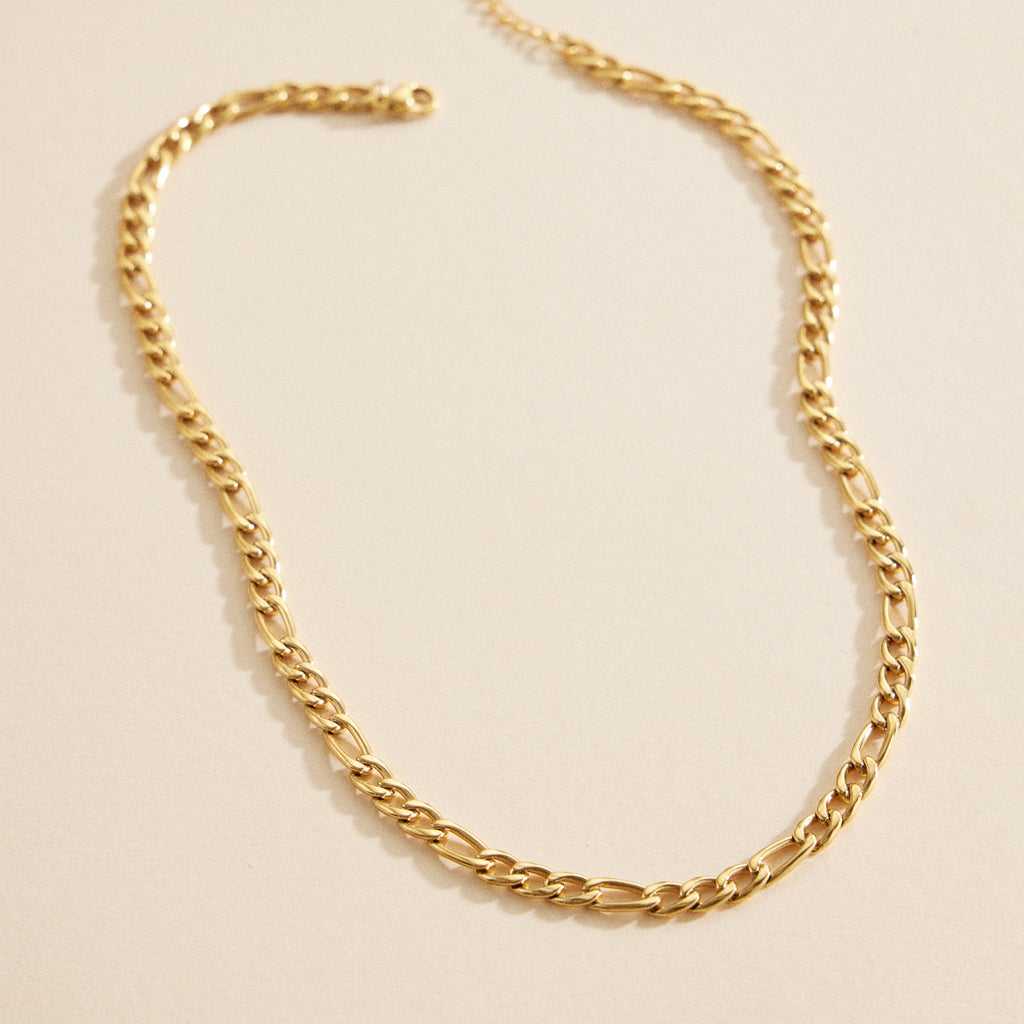 Gold-Dipped Chain Link | Stainless Steel Necklace