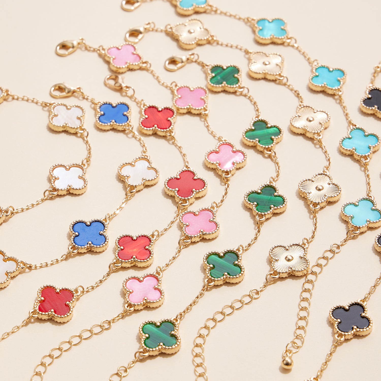 Bold Enamel Petal Charm Bracelet – Game Day Drop