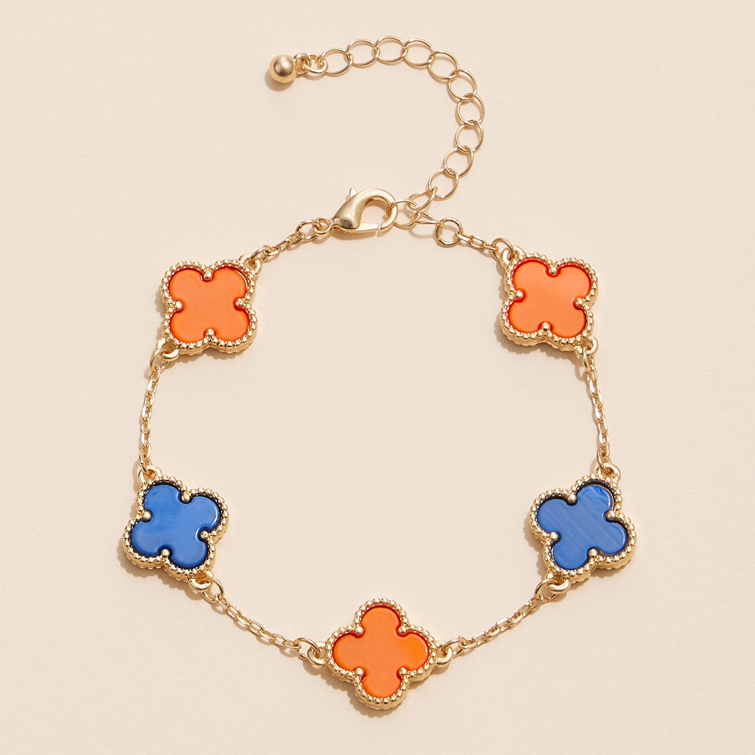 Game Day Shell Charm Bracelets