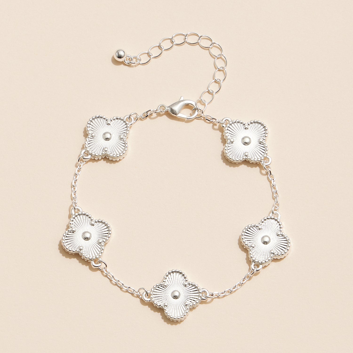 Multicolor Shell Charm Bracelet with Gold Accents