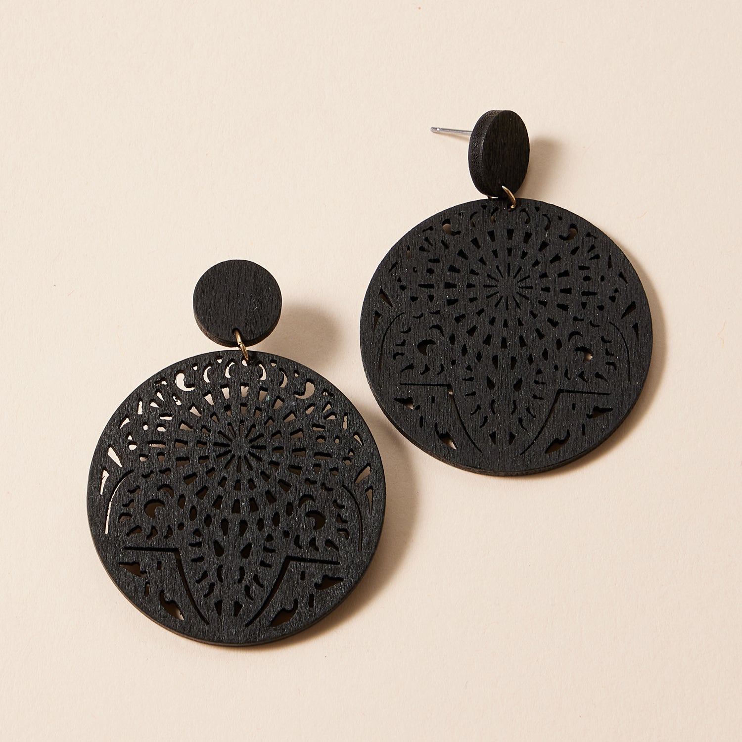 Artisan-Inspired Boho Filigree Round Earrings for Effortless Style - Frem