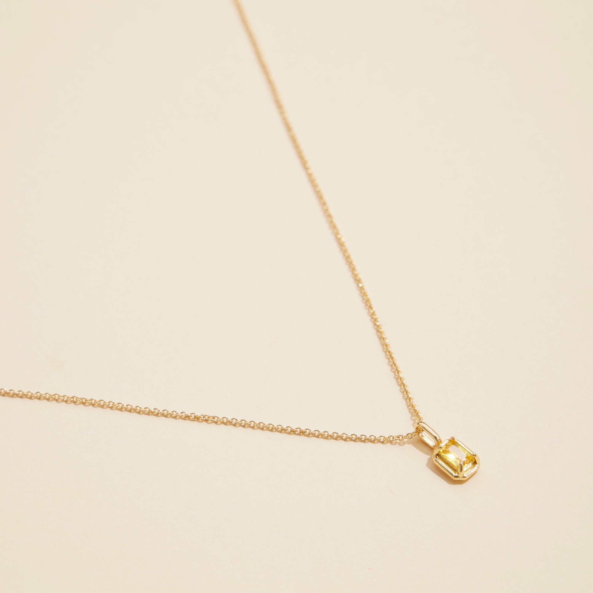 Short Necklaces with Birthstone Glass Charms