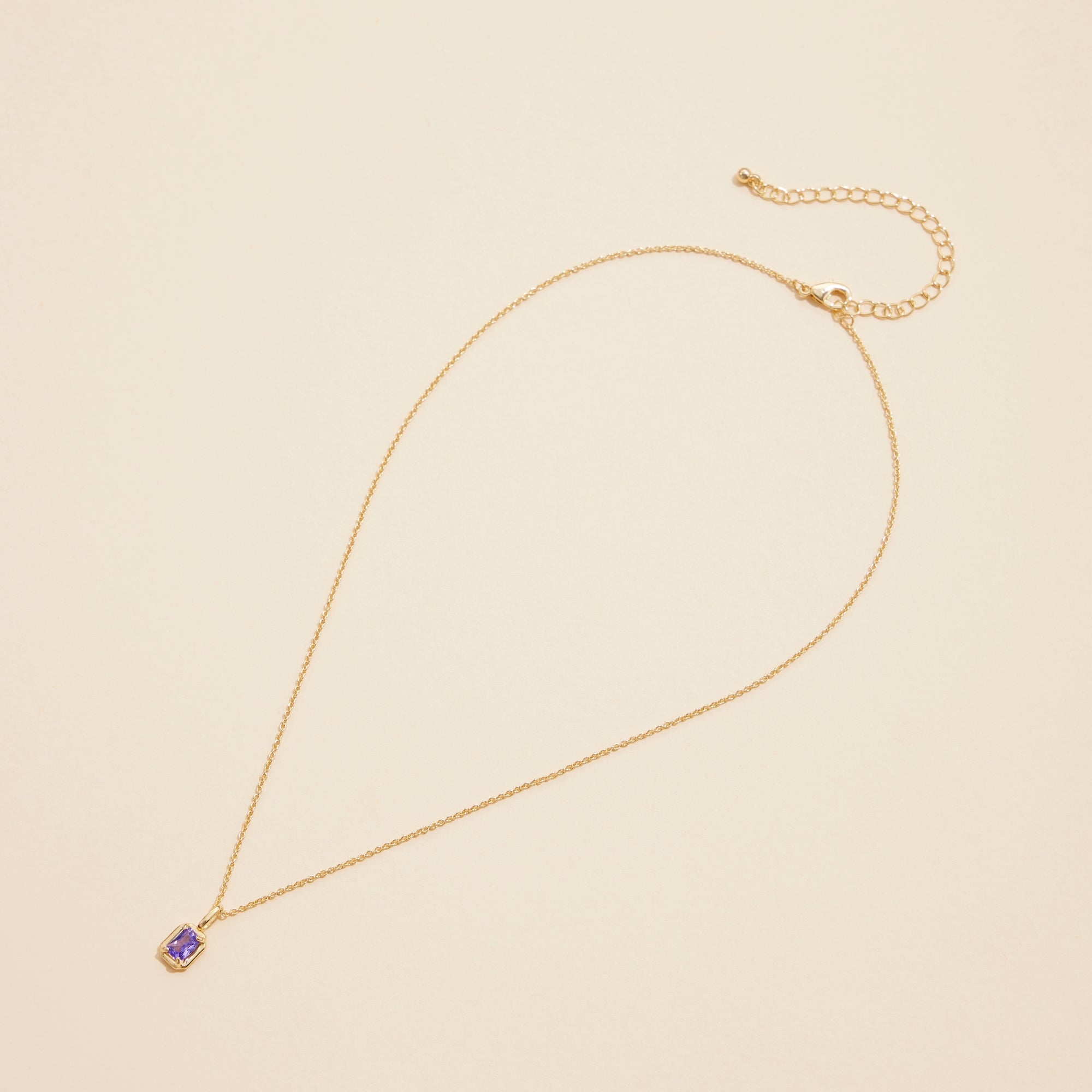 Short Necklaces with Birthstone Glass Charms