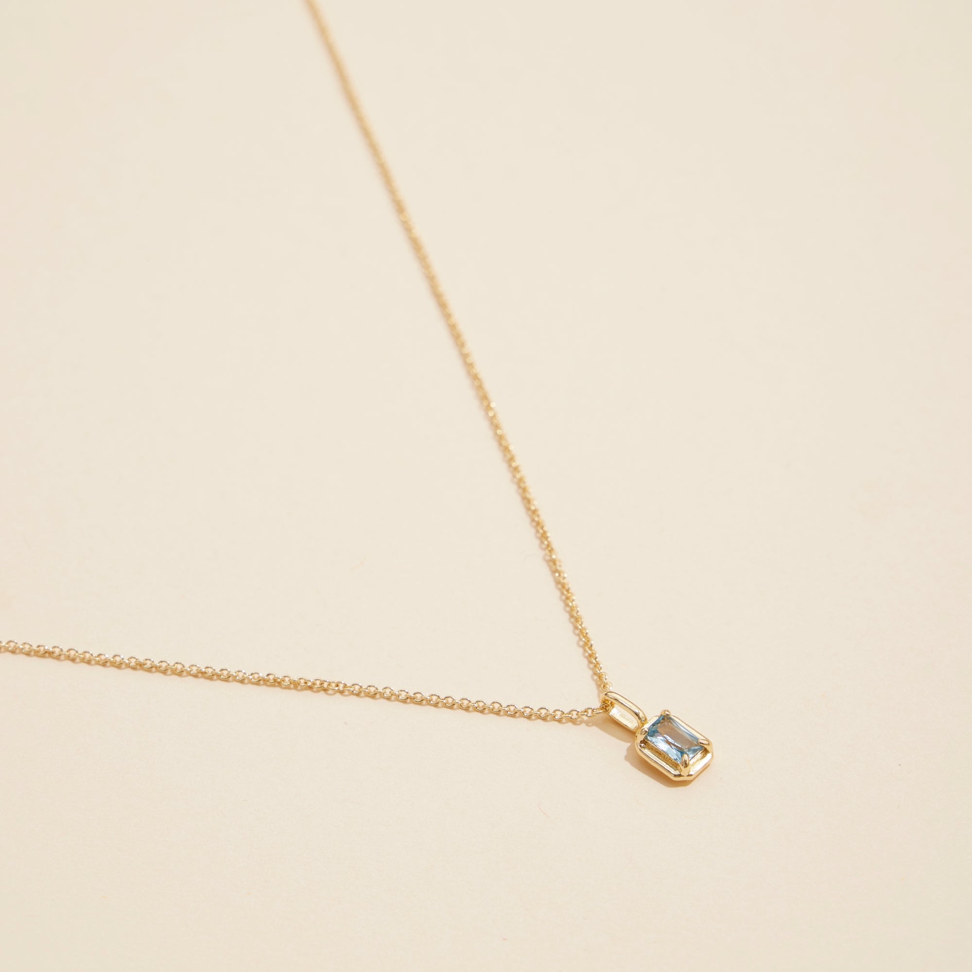 Short Necklaces with Birthstone Glass Charms