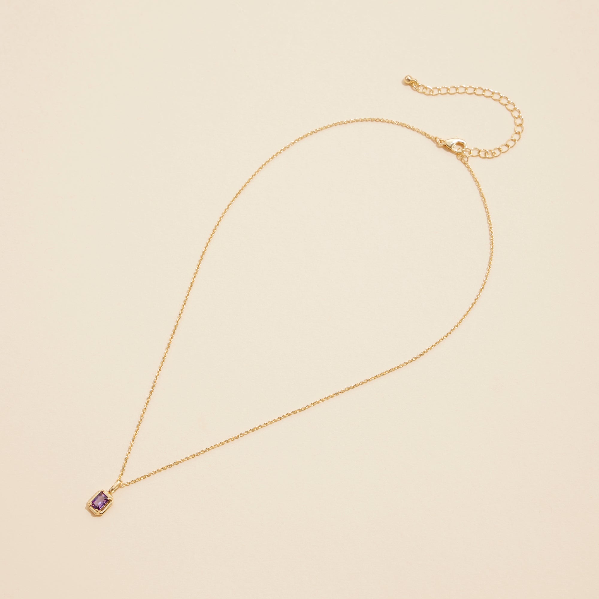Short Necklaces with Birthstone Glass Charms