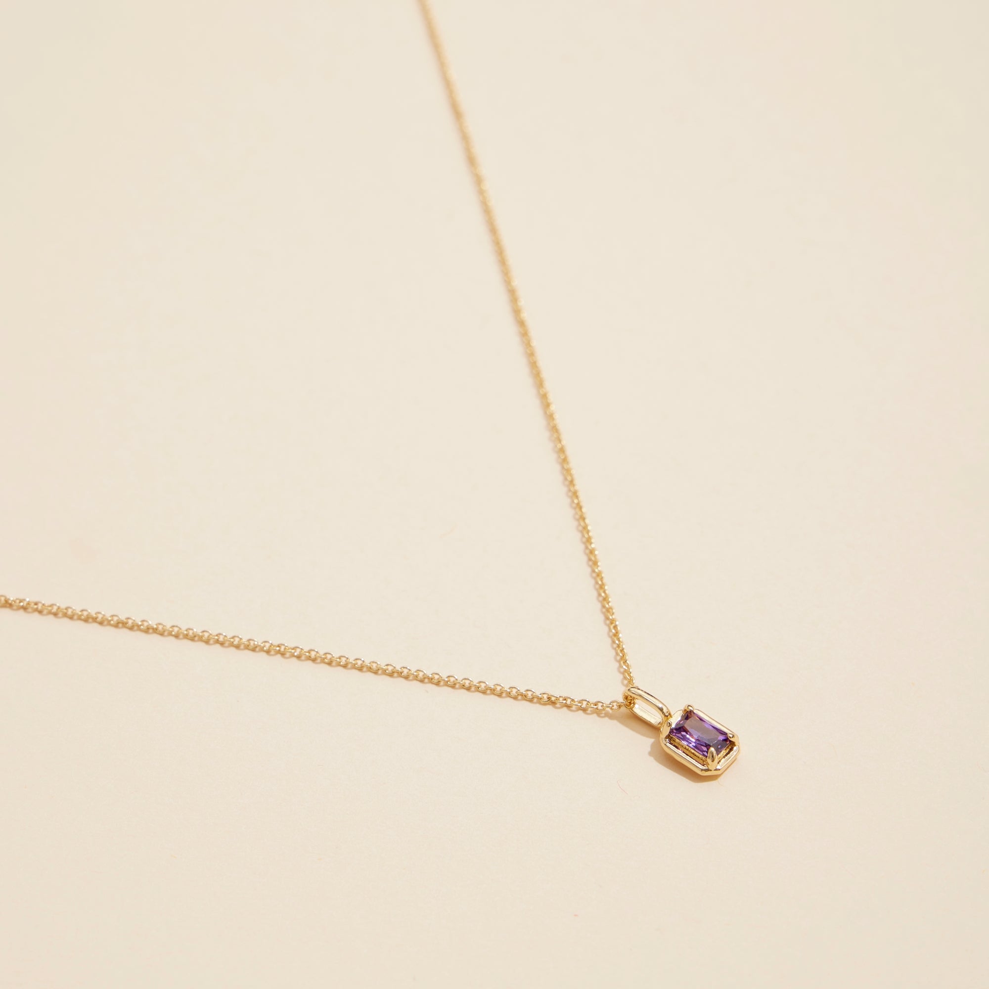 Short Necklaces with Birthstone Glass Charms