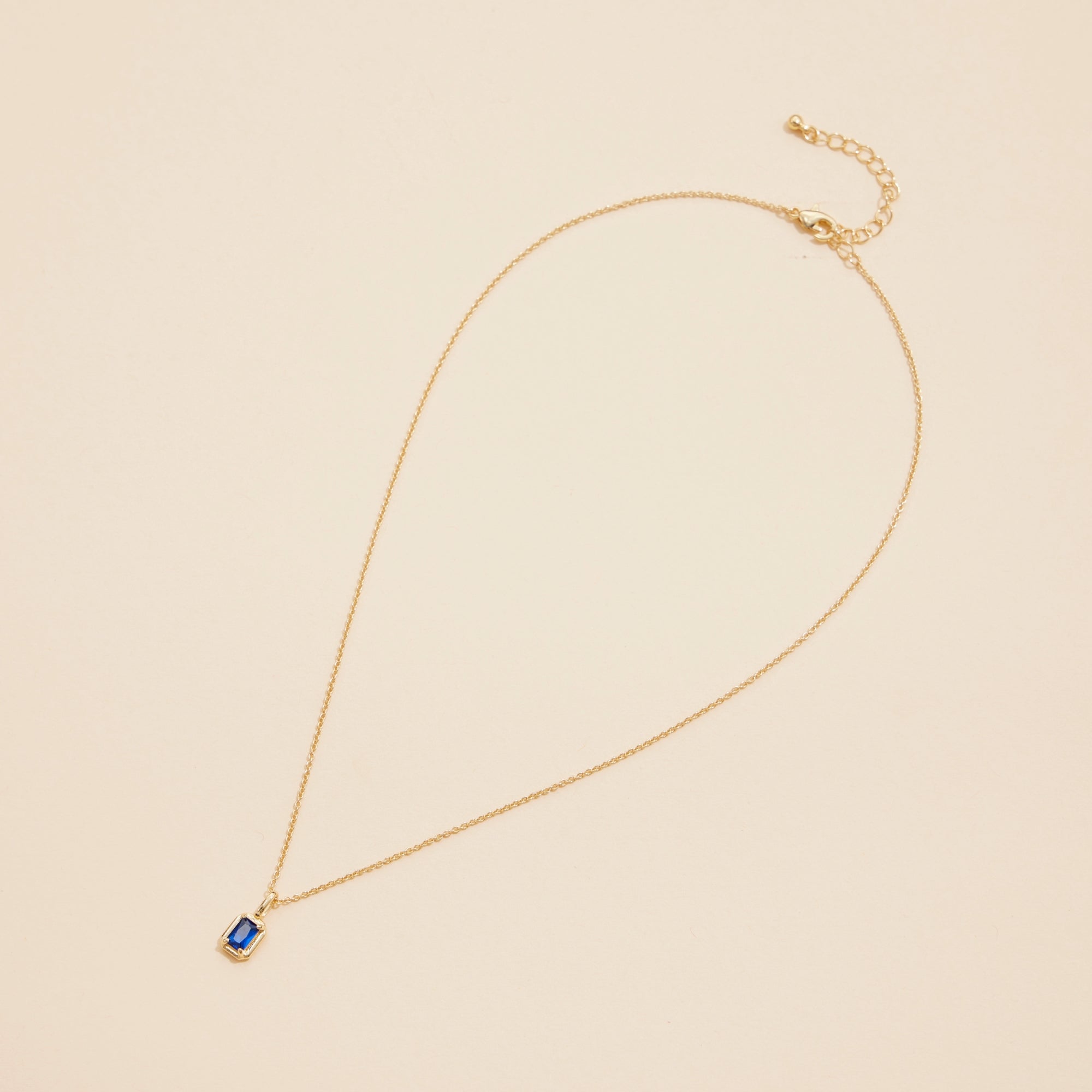 Short Necklaces with Birthstone Glass Charms