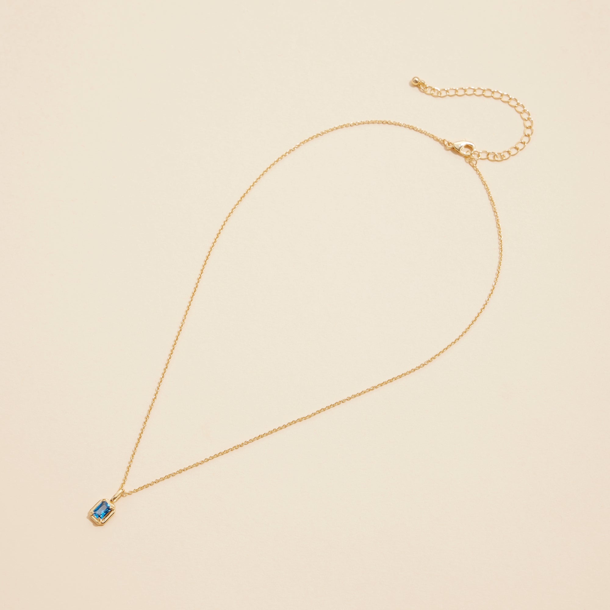 Short Necklaces with Birthstone Glass Charms