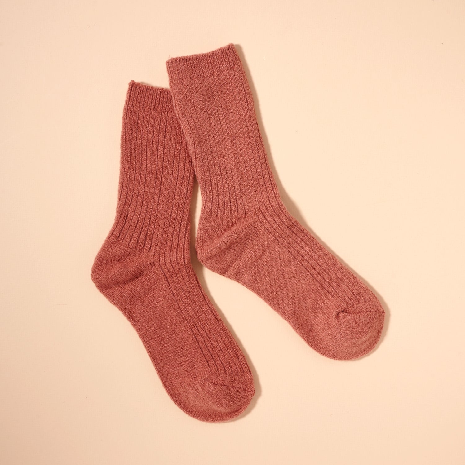 Cozy Ribbed Crew Socks – 6 Colors