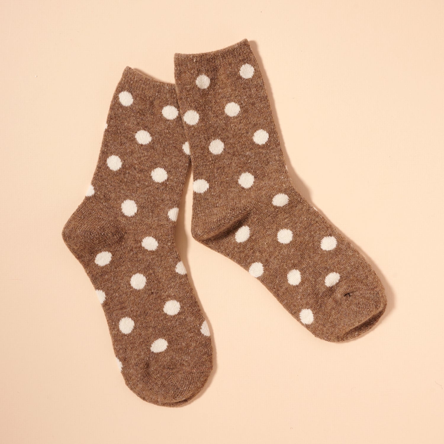Classic Polka Dot Mid-Calf Socks – Assorted 4-Pack