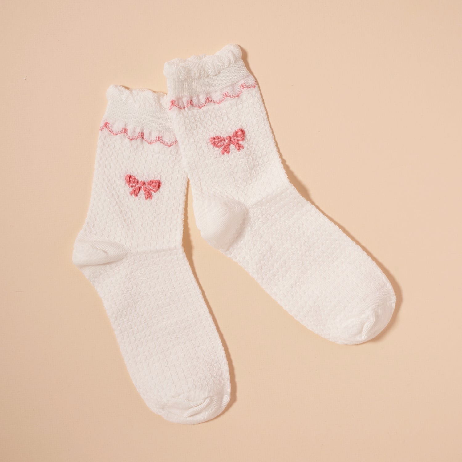 Chic Bow Mid-Calf Socks – Assorted 3-Pack