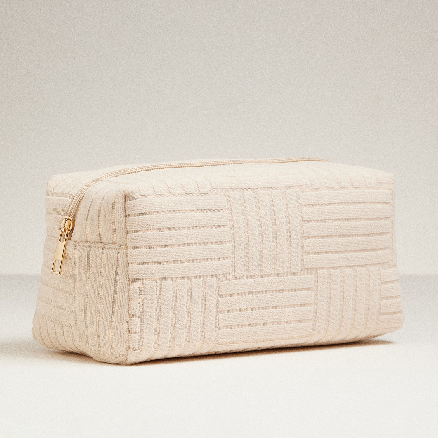 Luxe Terry fabric Travel Pouch-Large