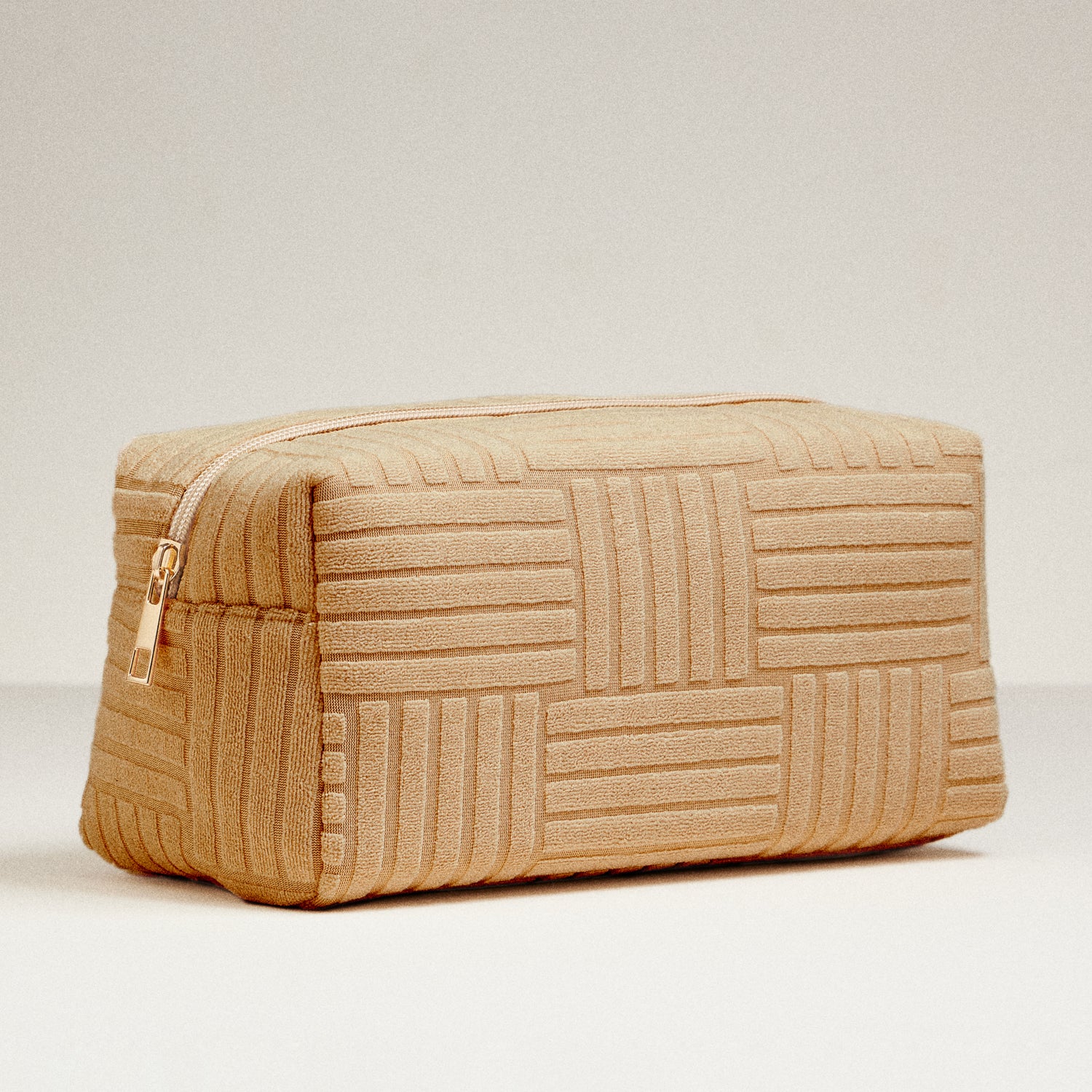 Luxe Terry fabric Travel Pouch-Large