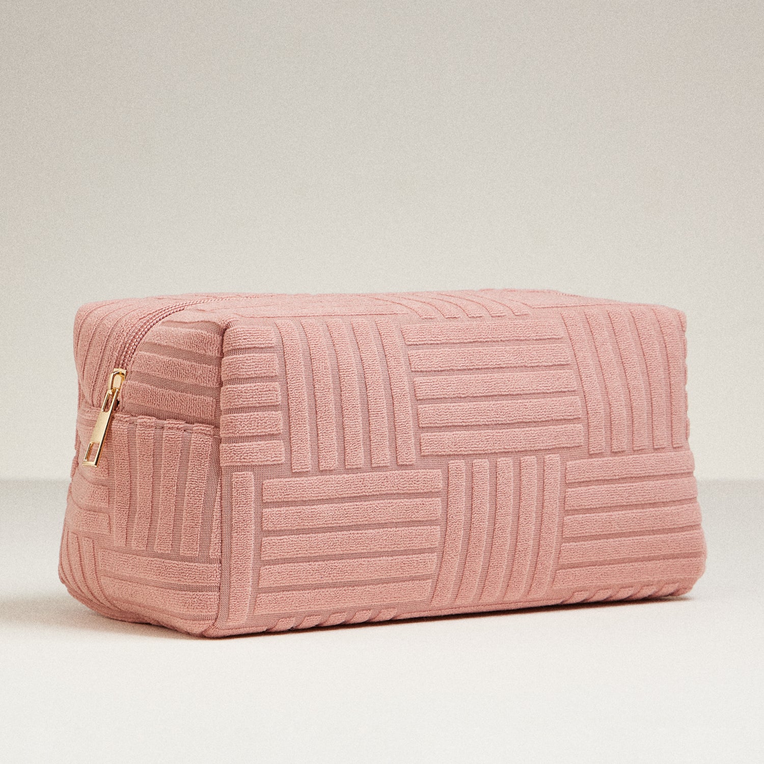 Luxe Terry fabric Travel Pouch-Large