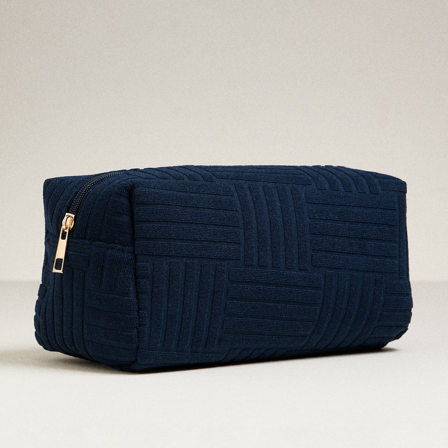 Luxe Terry fabric Travel Pouch-Large