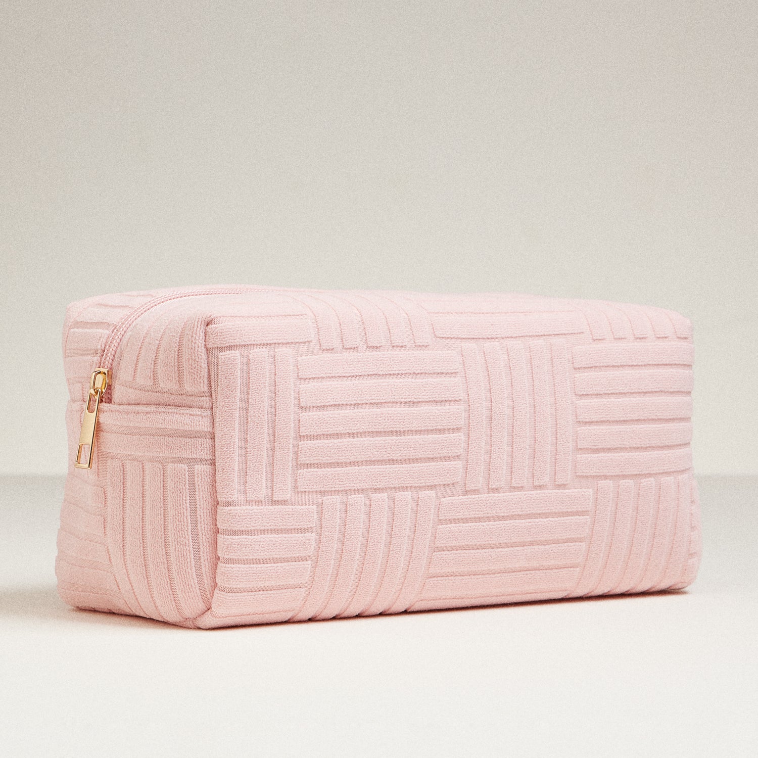 Luxe Terry fabric Travel Pouch-Large