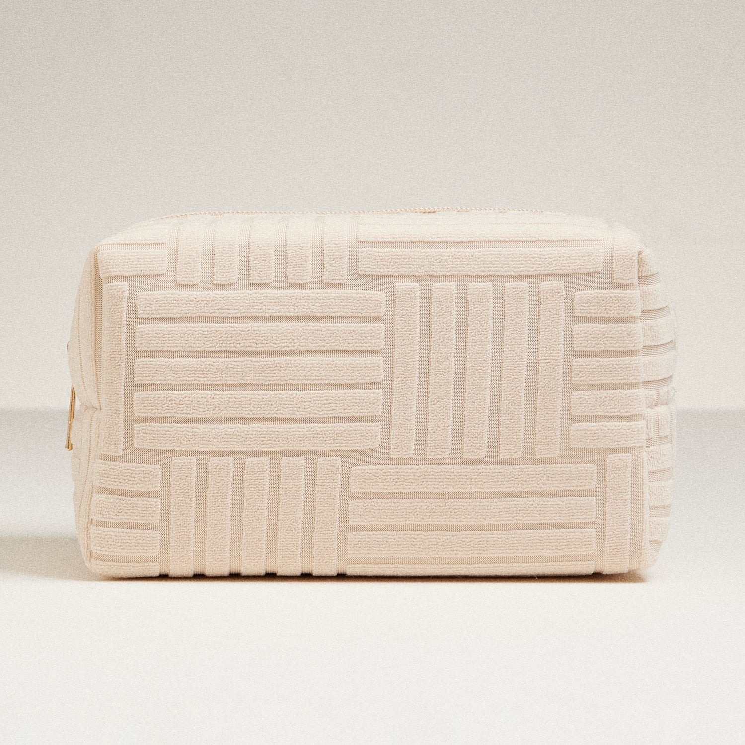 Luxe Terry fabric Travel Pouch -Medium