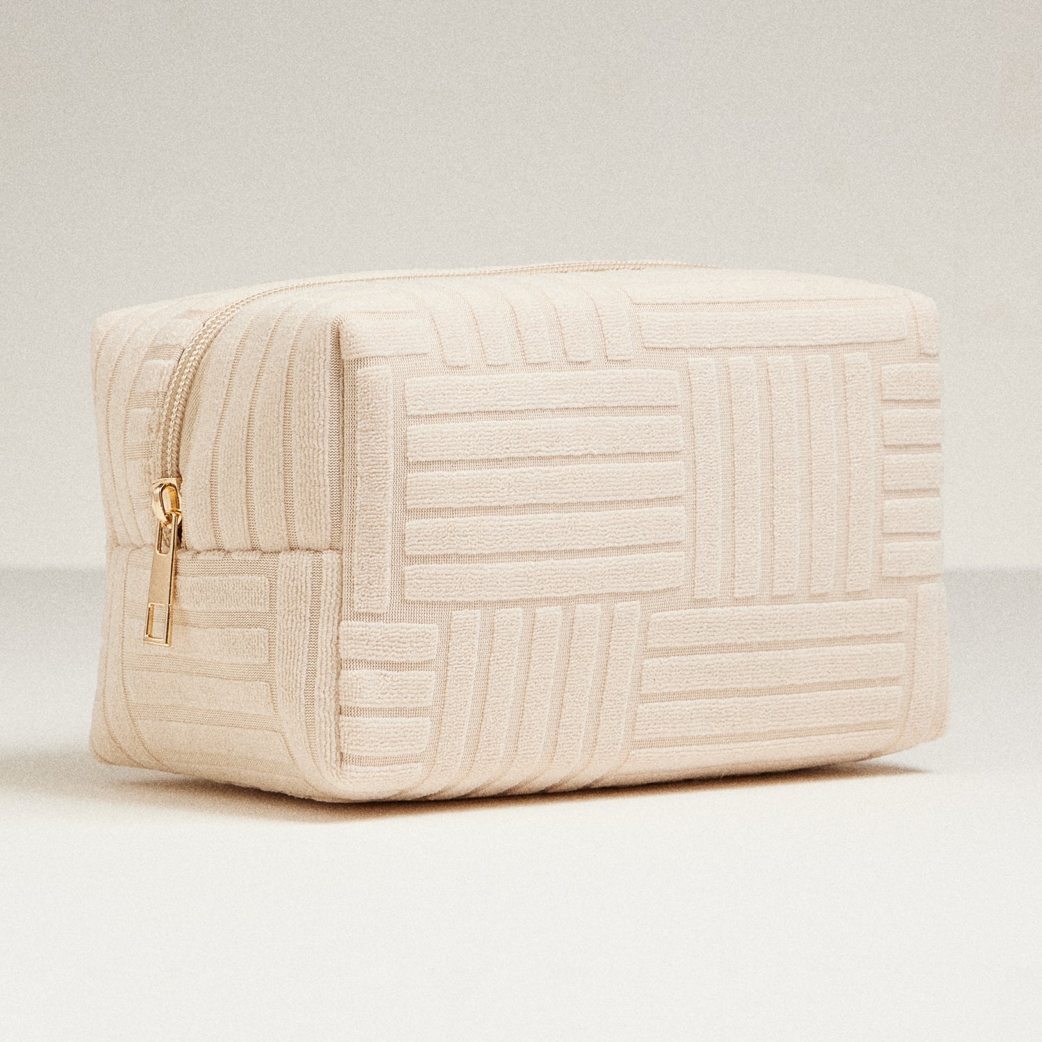 Medium Luxe Terry Fabric Travel Pouch