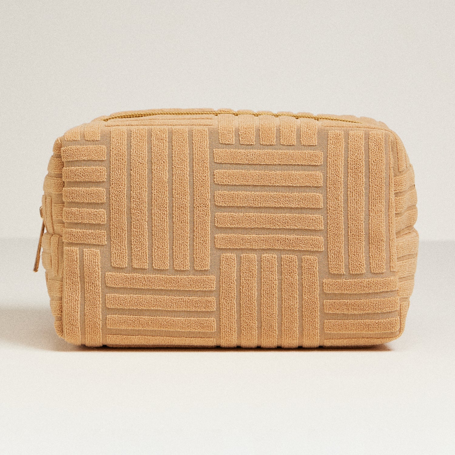 Luxe Terry fabric Travel Pouch -Medium