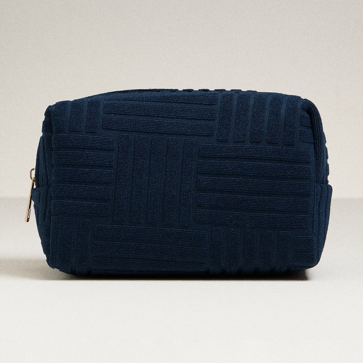 Luxe Terry fabric Travel Pouch -Medium