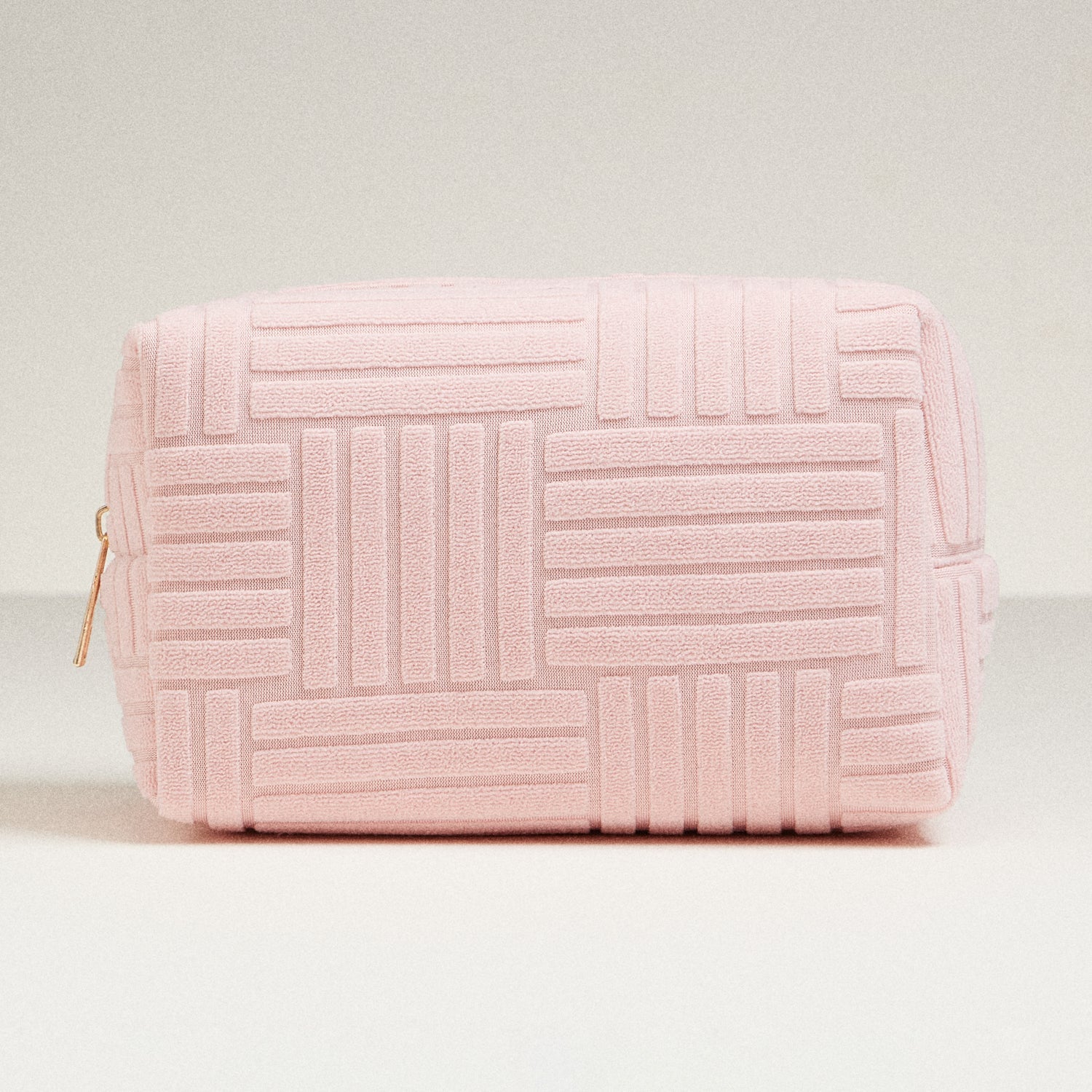Luxe Terry fabric Travel Pouch -Medium
