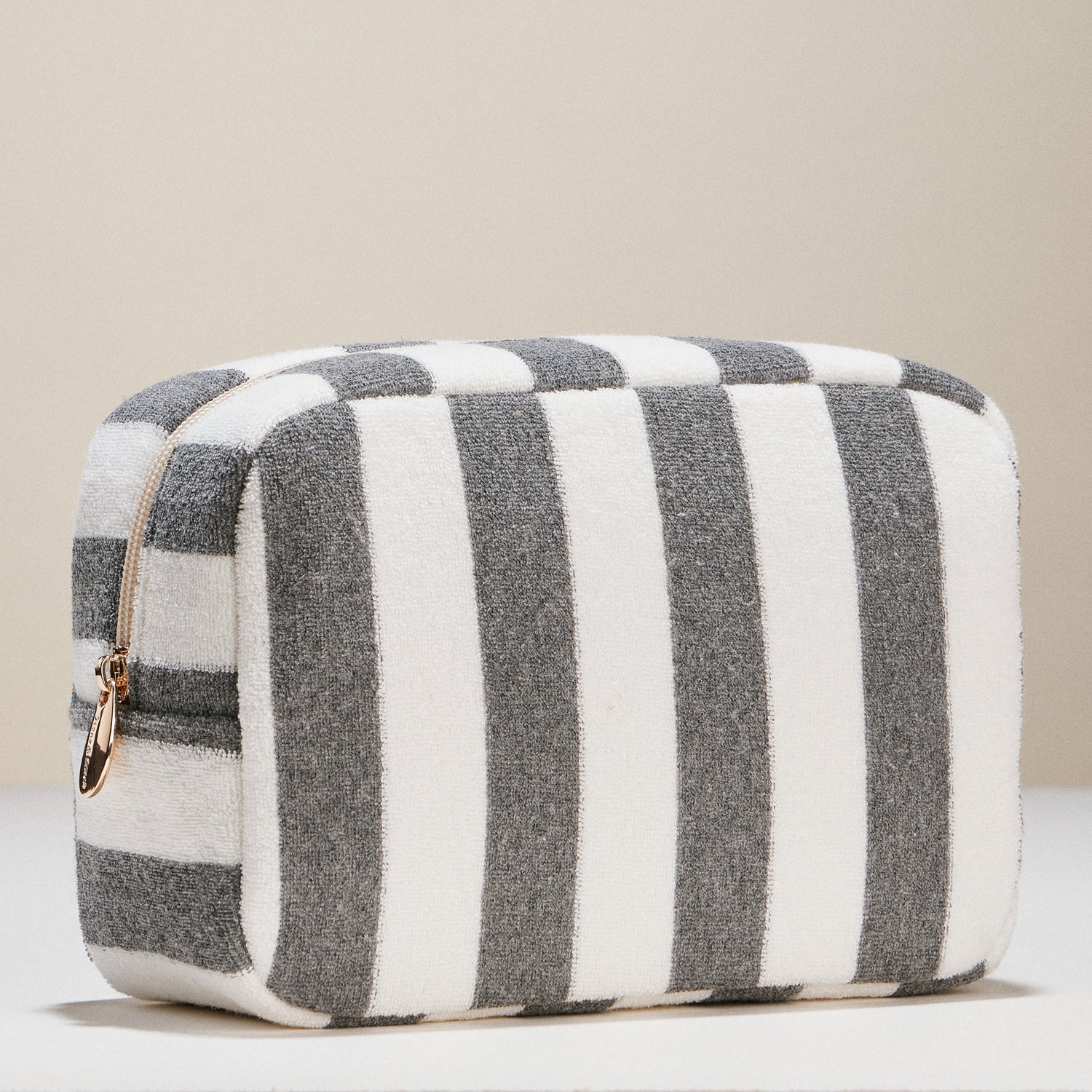 Striped Terry Fabric | Travel Pouch