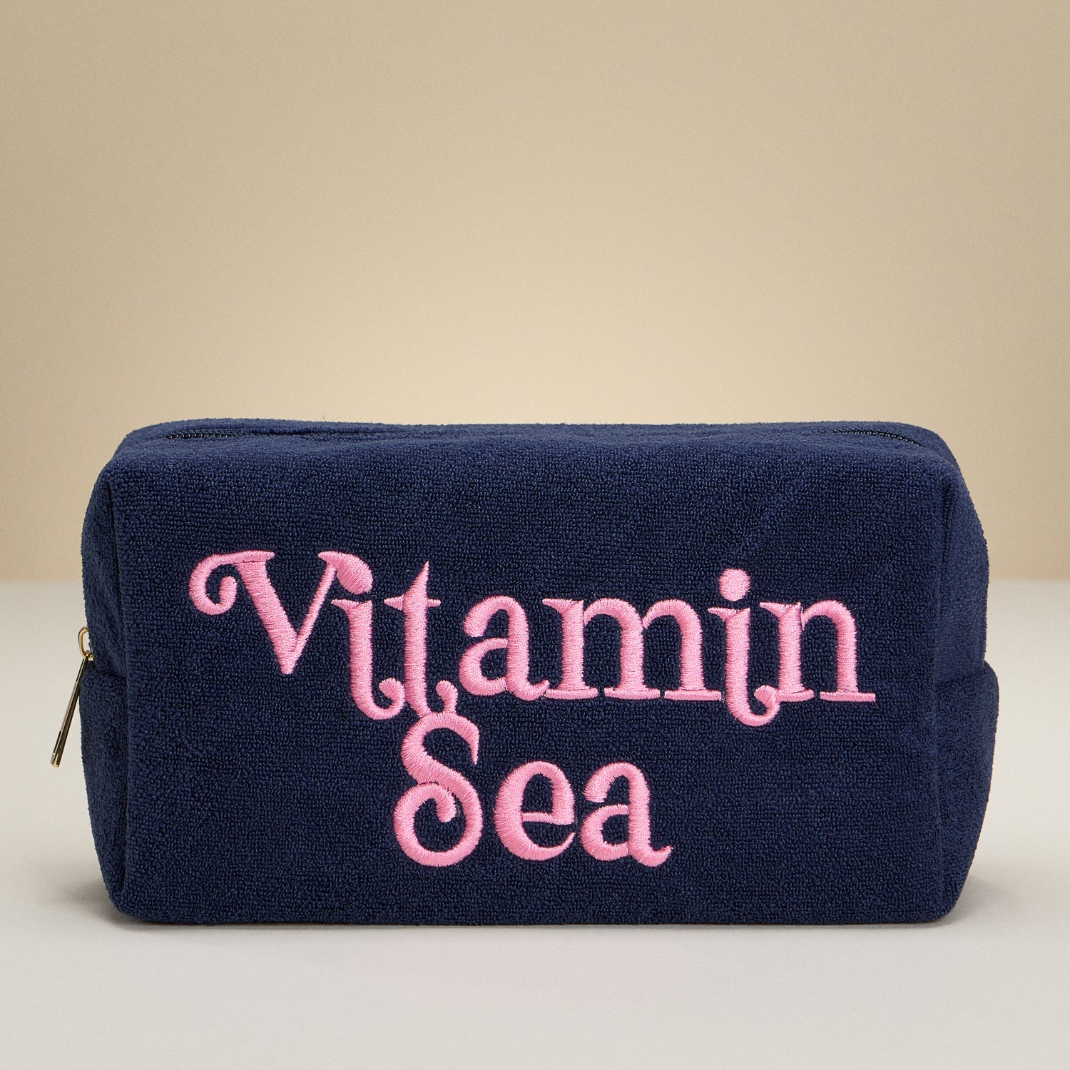 Refined Vitamin Sea Terry Cloth Pouch